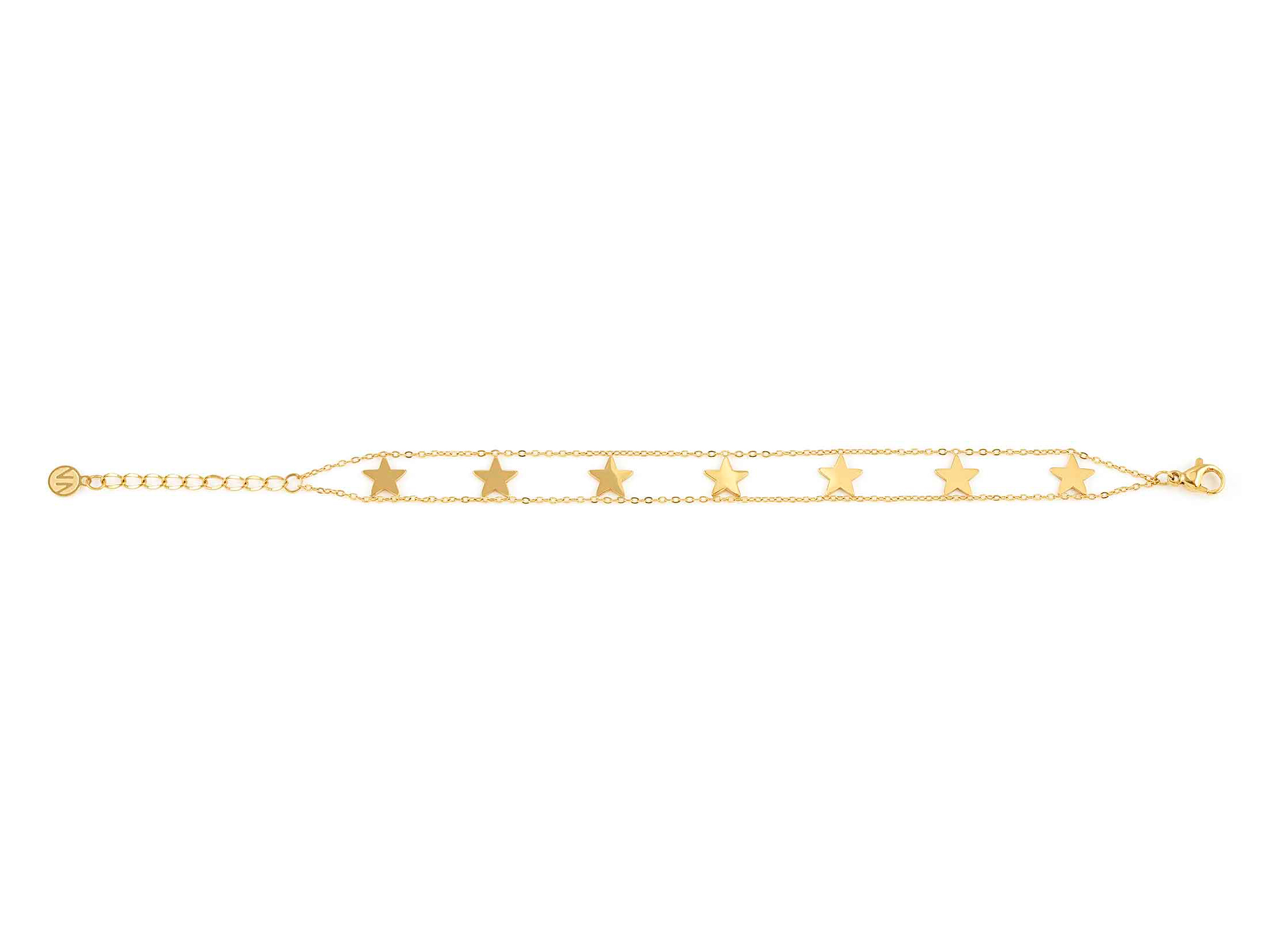 Nomination 134401 09 - RITMATIKA Armband - doppelt aus - mit Schmucksymbolen verziert