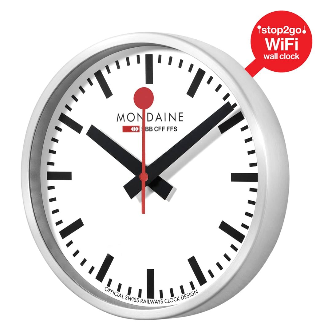 Mondaine WiFi Wanduhr stop2go - Clocks - 25 cm – Ansicht 4