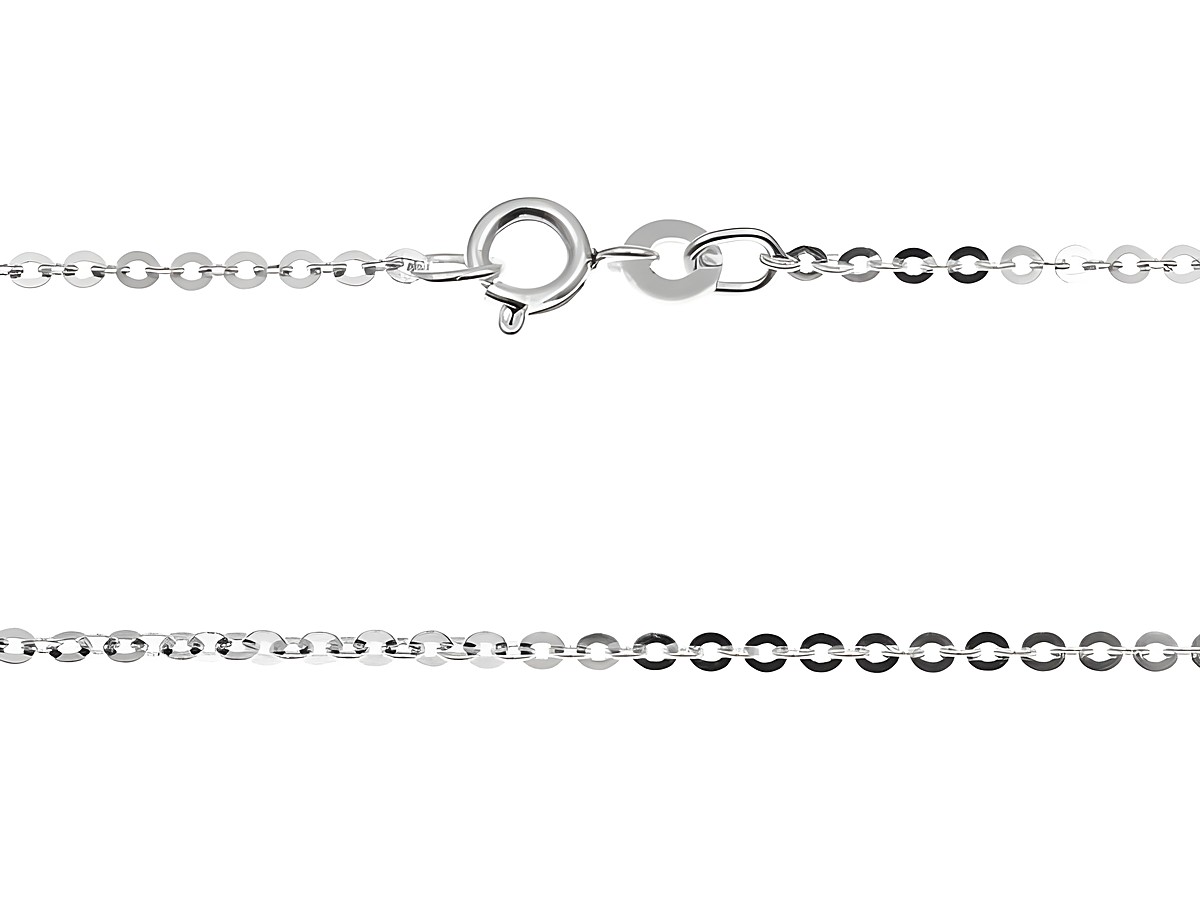 Silberkette Rundanker 1,8 mm aus echtem Silber in 50 cm Länge, Hersteller Juwelier Harnisch, dünnes Ankerdesign mit einem praktischen Karabinerverschluss.