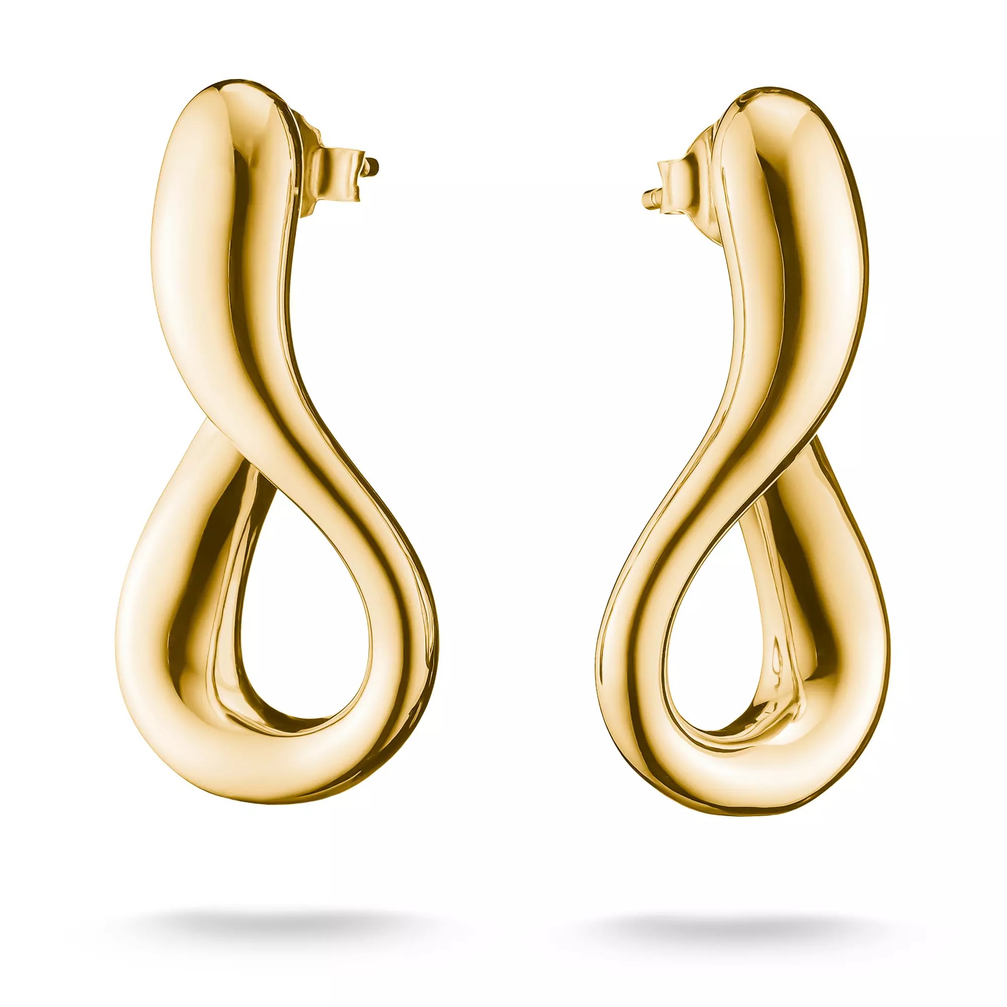 Thomas Sabo Ohrringe – vergoldet – 3 mm hoch – Ansicht 2