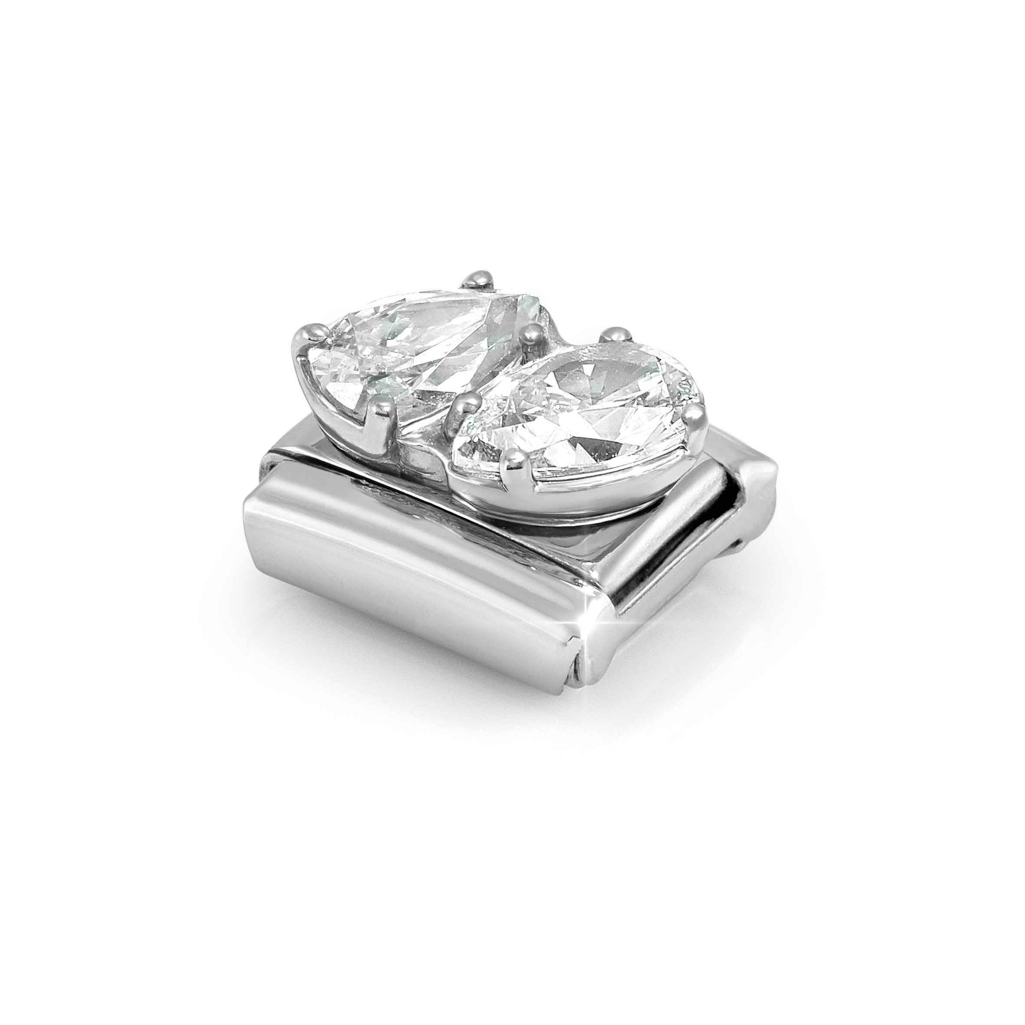 Nomination Classic Sterling Silber charm - 2 Tropfen - Zirkonia – Ansicht 5
