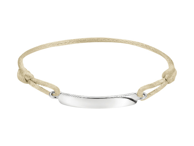 Thomas Sabo Together - A2238-001-19-L24V - Gravur-Armband - 24 cm - Sterling Silber recy. - beige