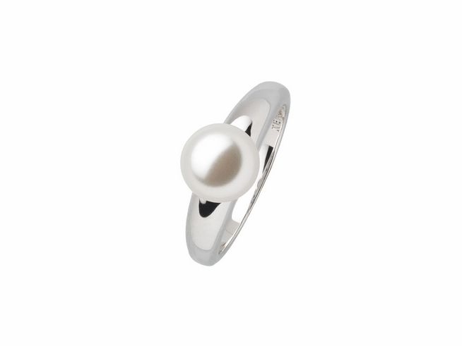 Xenox Sterling Silber Ring XS5220/54 mit einer eleganten Perlenausschnitt, ideal für stilvolle Akzente, Größe 54, Hersteller Xenox.