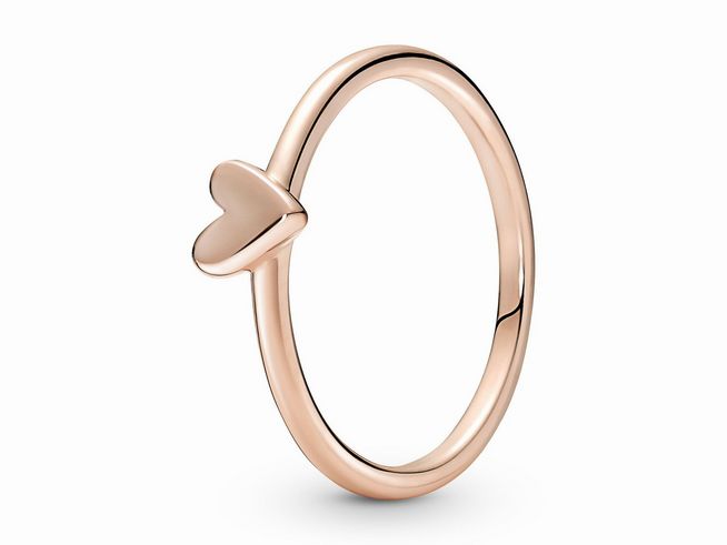 Pandora Freihand Herz Ring - 180092C00-60 - Roségold vergoldet - Gr. 60