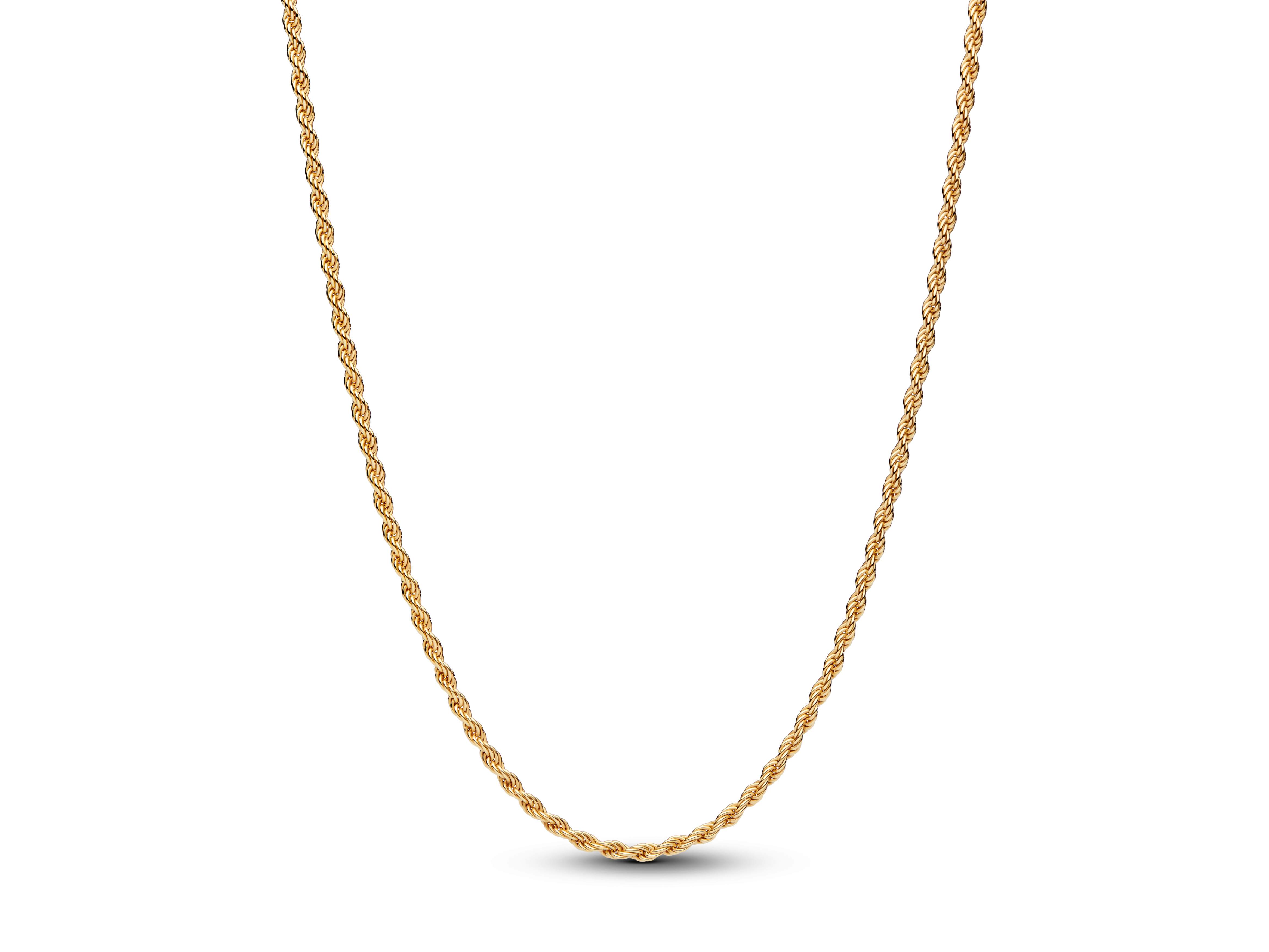 Pandora 364687C00-70 - Kordelkette 70 cm - Gelbgold Vergoldung