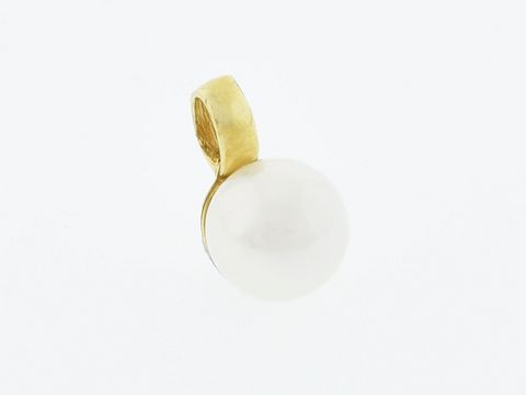 47656-0 Gold Anhänger mit Perle aus 333 Gold, edel und elegant, Hersteller Juwelier Harnisch, ideal als Schmuckstück für besondere Anlässe.