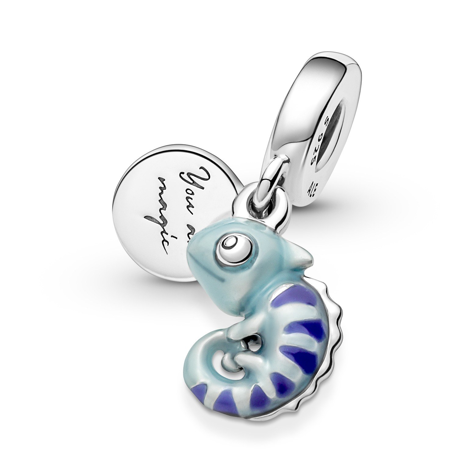Pandora Farbwechselndes Chamäleon Charm-Anhänger - Sterling Silber & Emaille Multicolor Ansicht 3 – Ansicht 3