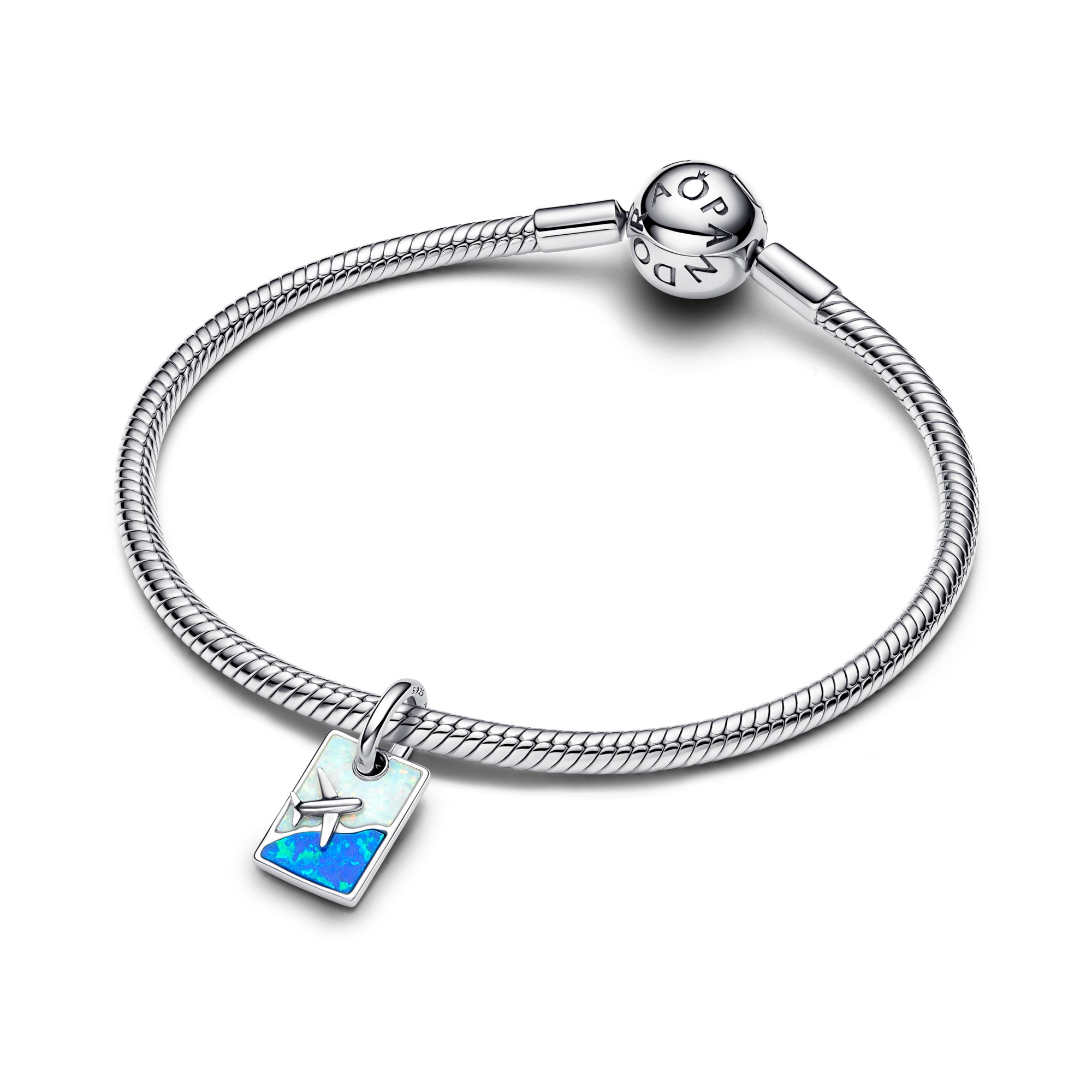 Pandora Reise Charm Anhänger - Sterling Silber – Ansicht 3