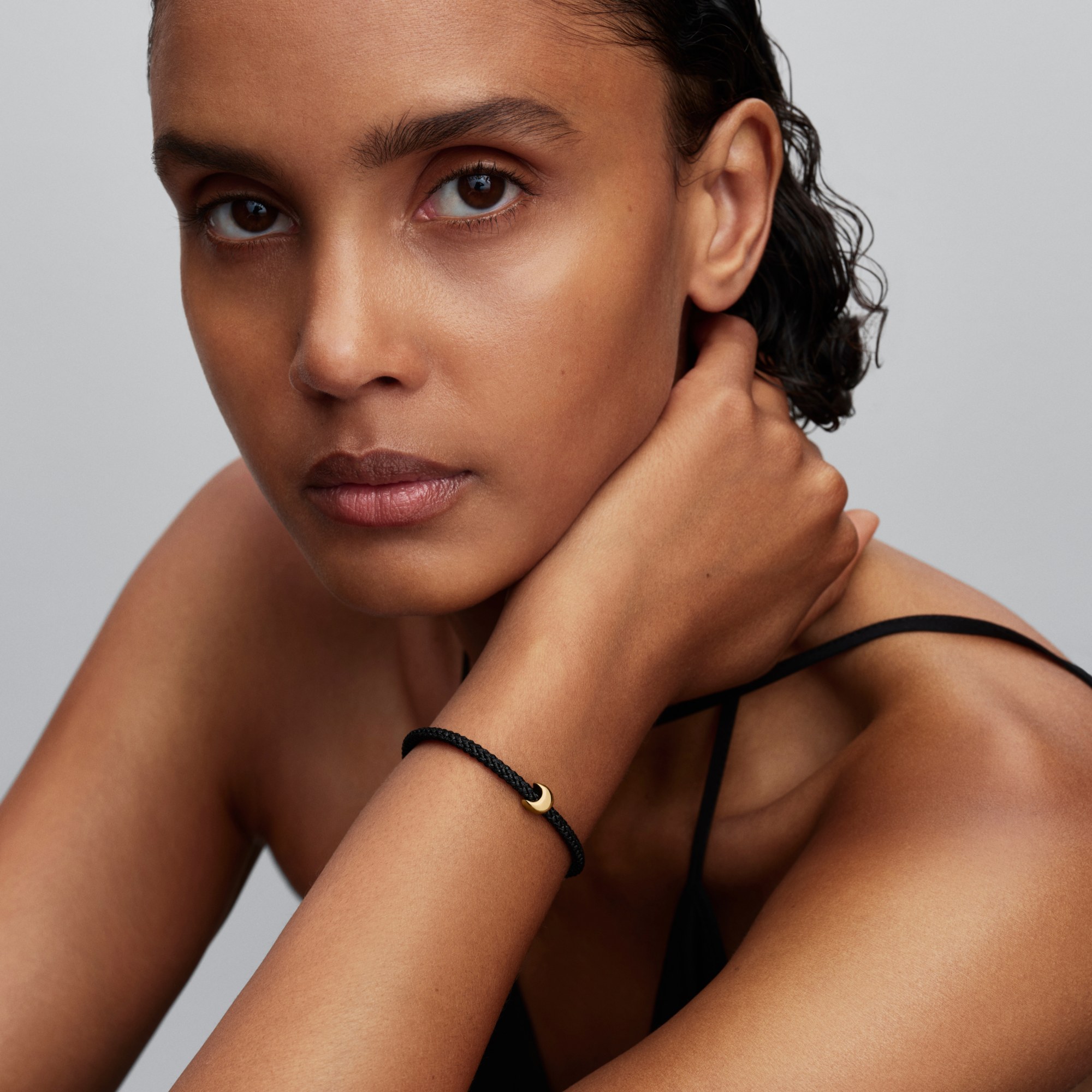 Pandora Mond Mini - Charm - Gelbgold Vergoldung – Ansicht 4