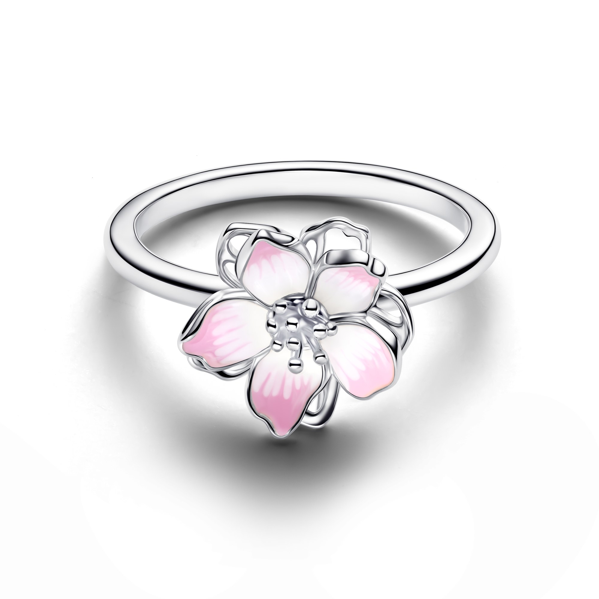 Pandora Kirschblüte Ring - Sterling Silber - Emaille – Ansicht 2