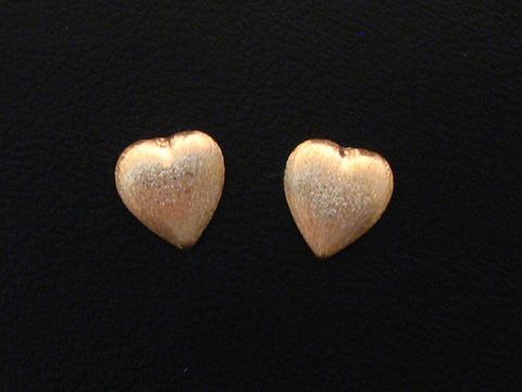 Ohrringe Herz - Gold 333 - weiblich, Hersteller Juwelier Harnisch, Herz Ohrringe aus hochwertigem Gold mit feiner Oberfläche, ideal für jeden Anlass.
