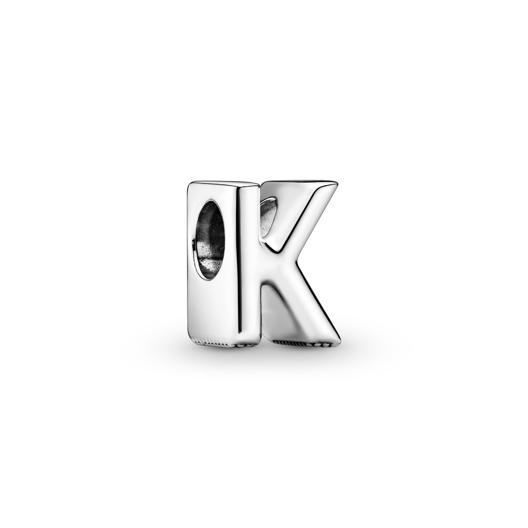 PANDORA Charm - Buchstabe K - Letter K - 925 Sterling Silber