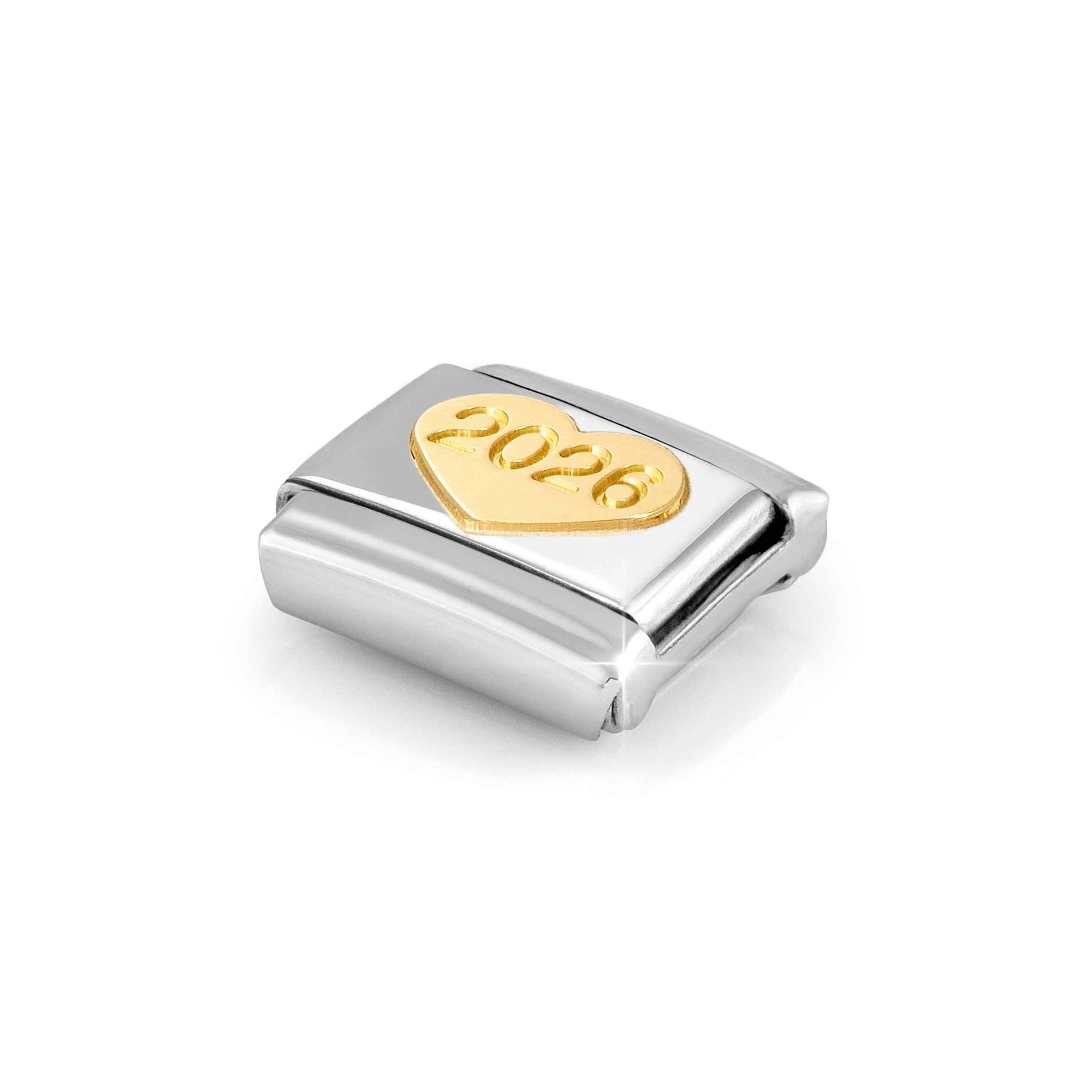 Nomination Composable Classic Charm Herz 2026 - Edelstahl, Gold 750 Gelbgold – Ansicht 5
