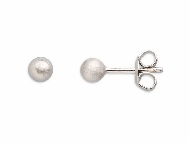Xenox Sterling Silber Ohrringe XS3506N EAR CANDIES aus glänzendem Silber mit kugeliger Form, eleganter Design, ideal für den täglichen Gebrauch oder besondere Anlässe.