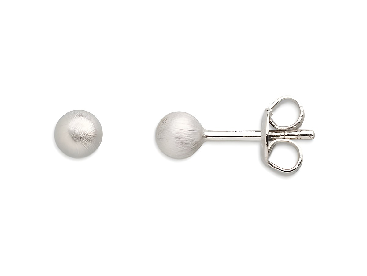 Xenox Sterling Silber Ohrringe XS3506N EAR CANDIES aus glänzendem Silber mit kugeliger Form, eleganter Design, ideal für den täglichen Gebrauch oder besondere Anlässe.