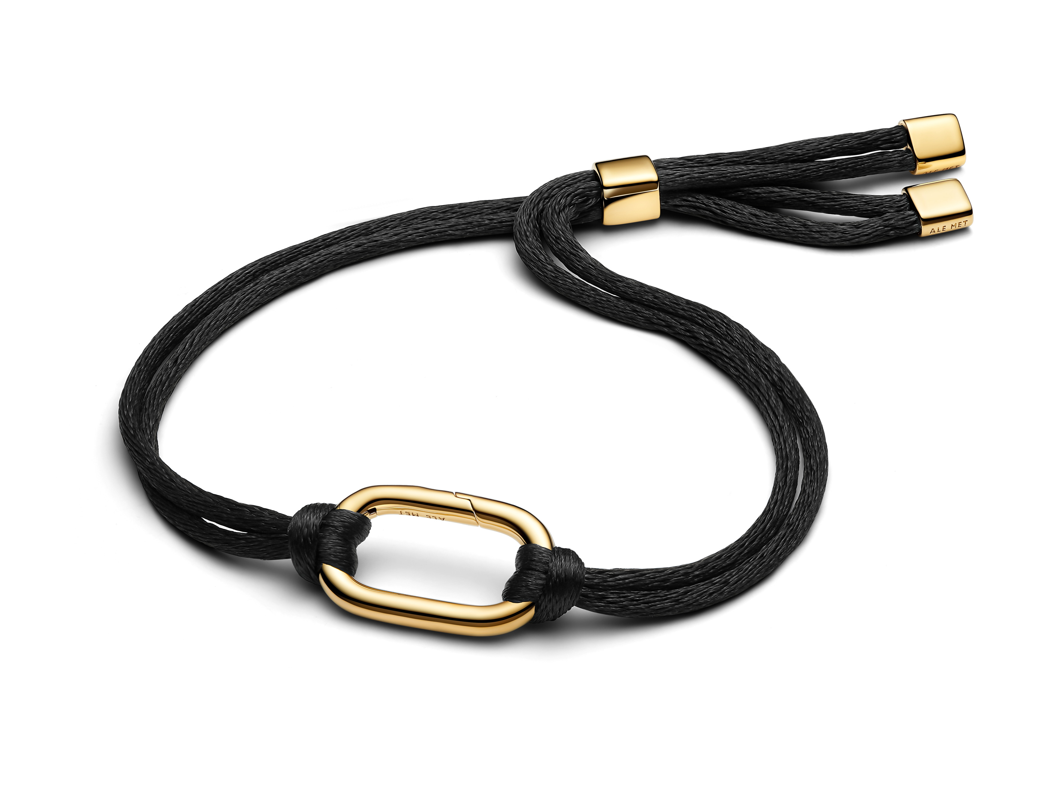 Pandora ME 564680C01-2 - Öffnbares Glieder-Kordelarmband - 25 cm - Gelbgold Vergoldung