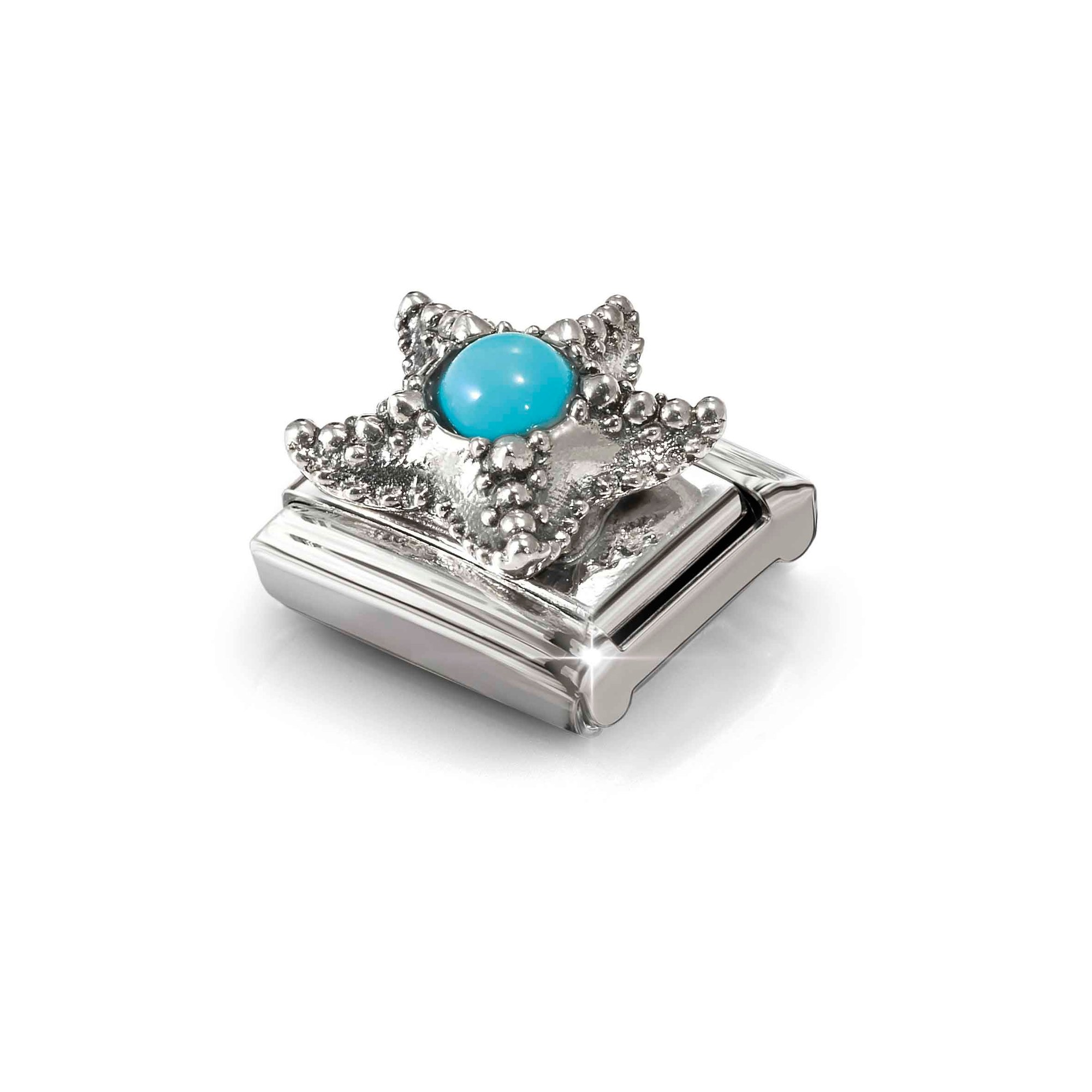 Nomination Composable Classic Charm Seestern Türkis - Edelstahl, Sterling Silber – Ansicht 4