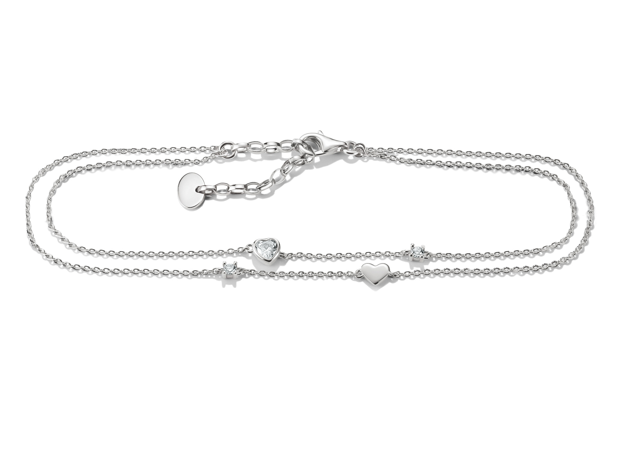 Thomas Sabo Anklets - AK0040-M02-14-L27V - Fußkettchen - 27 cm - versilbert