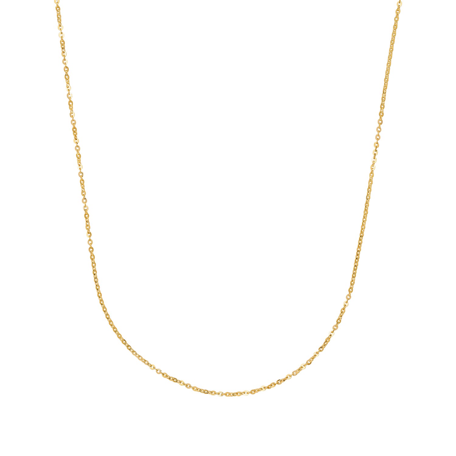 XENOX Halskette FINE Basic - Gelbgold 585 - 42 cm – Ansicht 2