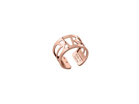 Ring von Les Georgettes in Roségold mit filigranem Schnittmuster, Größe 60-62, Modell IBIZA, Breite 12 mm. Elegant und modern, ideal für stilvolle Akzente.