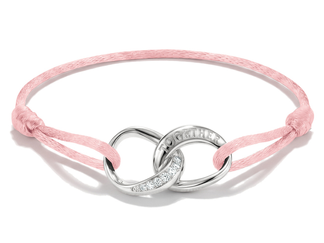 Thomas Sabo Together - A2236-051-9-L24V Armband - 24 cm - Sterling Silber recy. & Zirkonia - pink