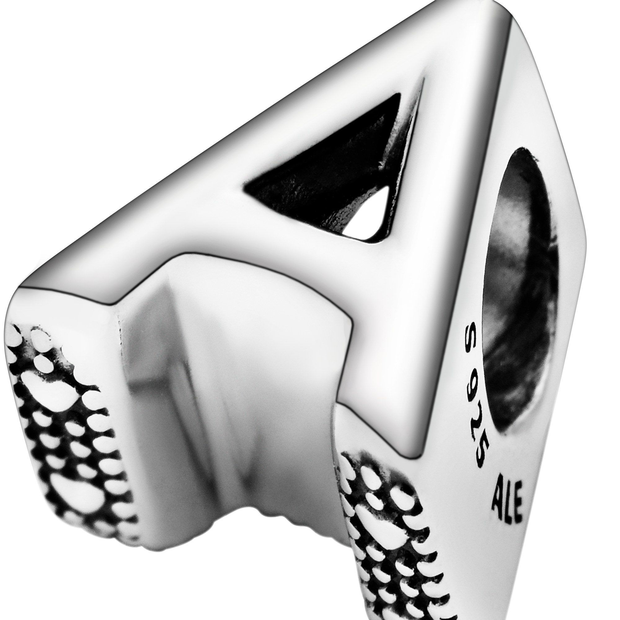PANDORA Charm - Buchstabe A - Letter A - 925 Sterling Silber – Ansicht 4