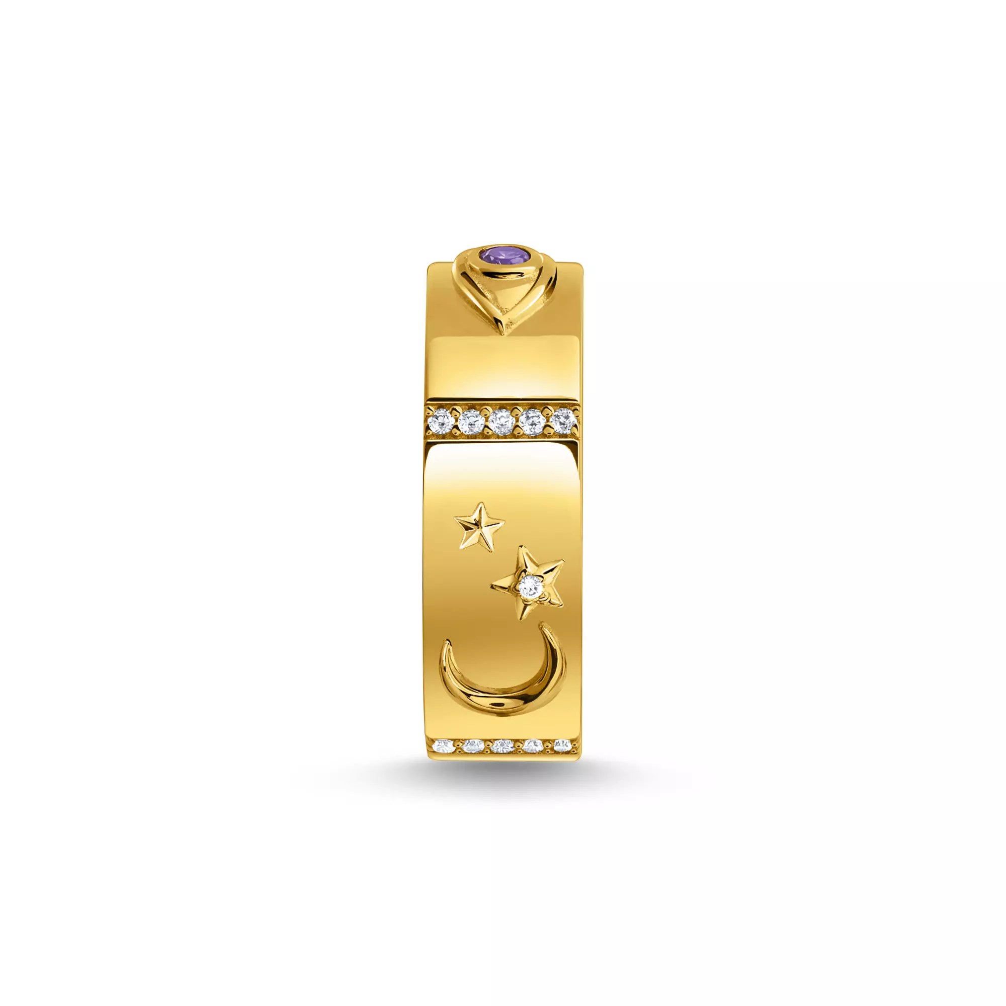 Thomas Sabo Ring - Silber verg. & synth. Korund & Zirkonia - bunt – Ansicht 2
