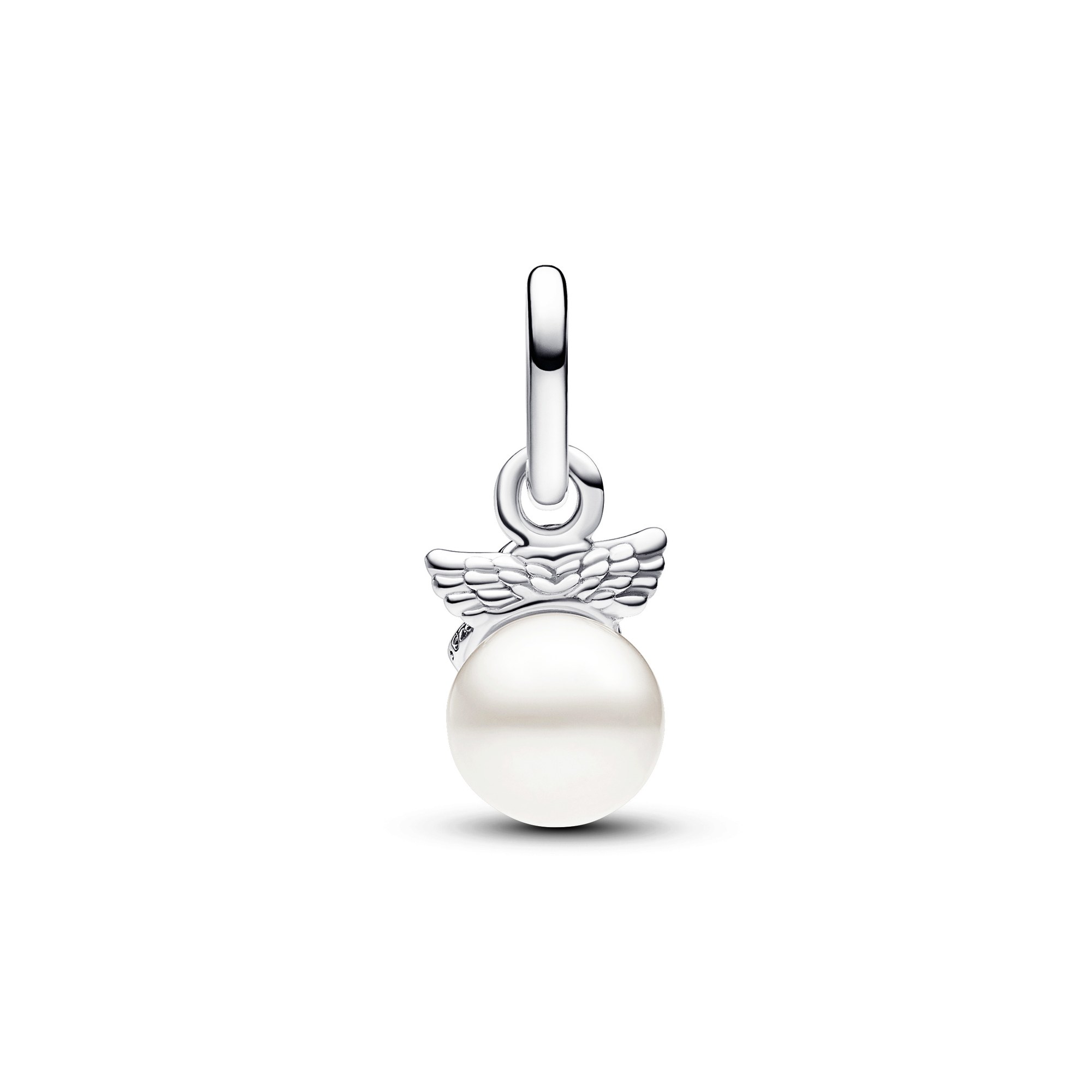 Pandora ME - Amor Mini-Charm-Anhänger - Sterling Silber - Zuchtperle Weiß Ansicht 2 – Ansicht 2