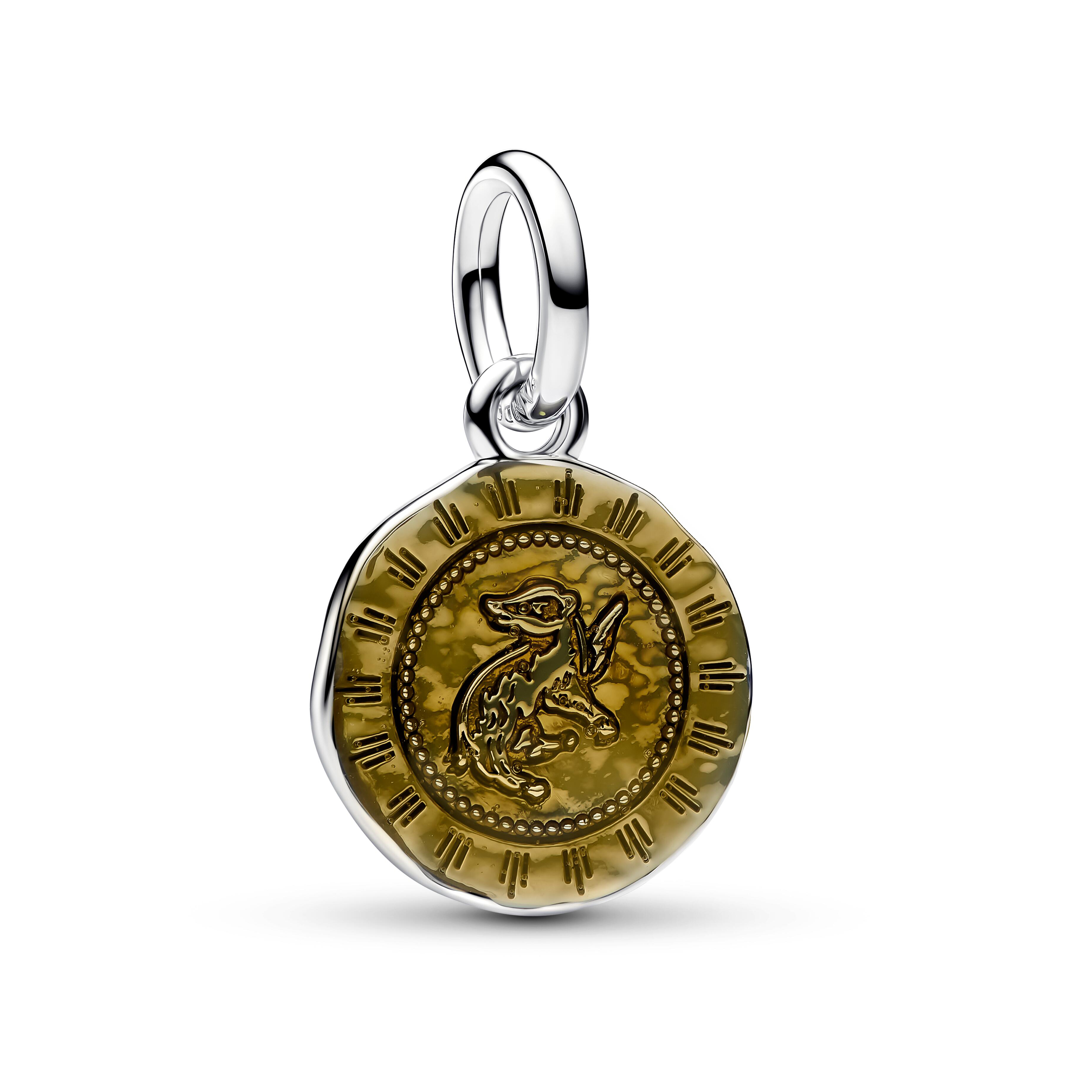 Pandora Harry Potter - Medaillon-Charm Hufflepuff - Sterling Silber - 795008C01