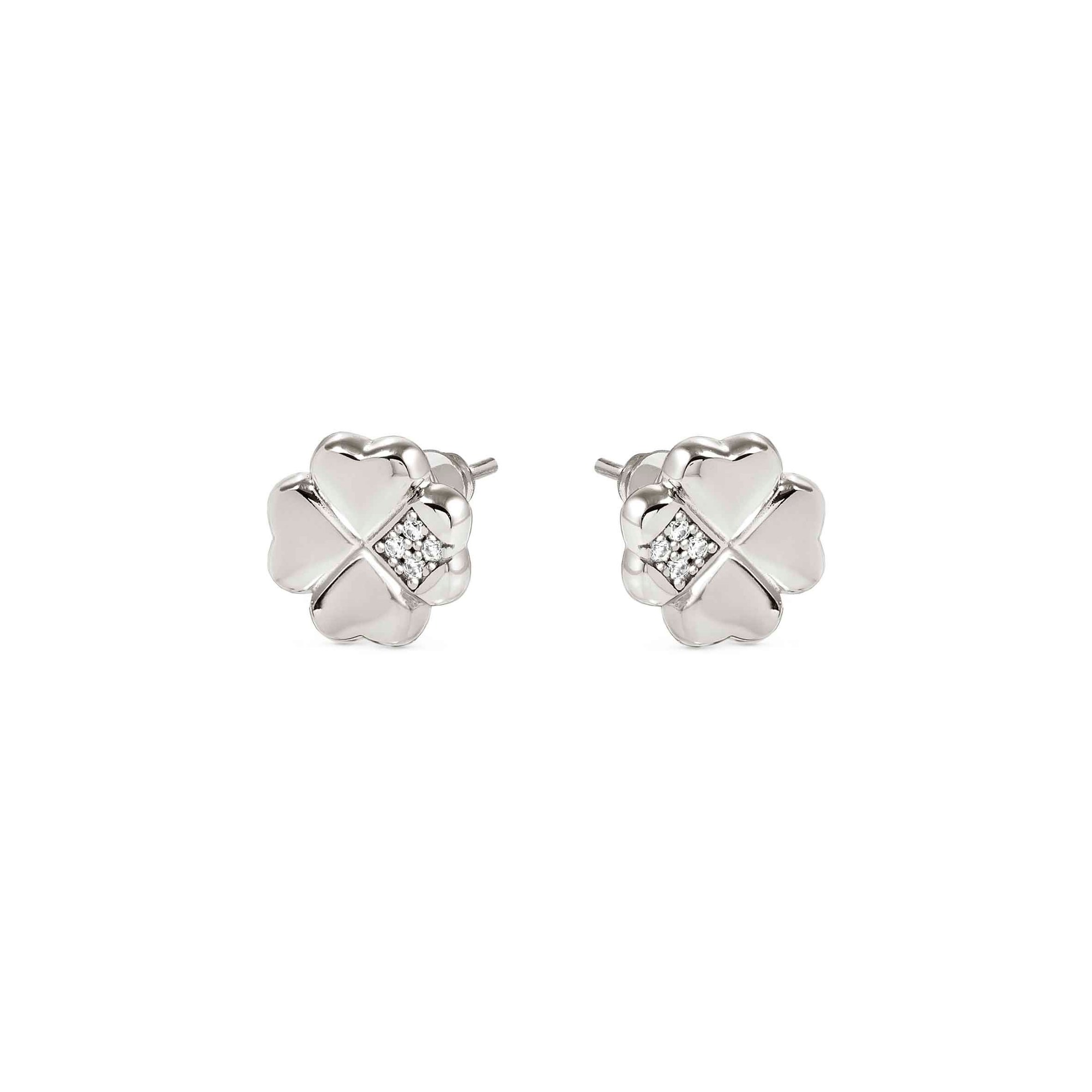 Nomination Petit Sparkle - Sterling Silber Ohrstecker - GlücksKleeblatt - Zirkonia