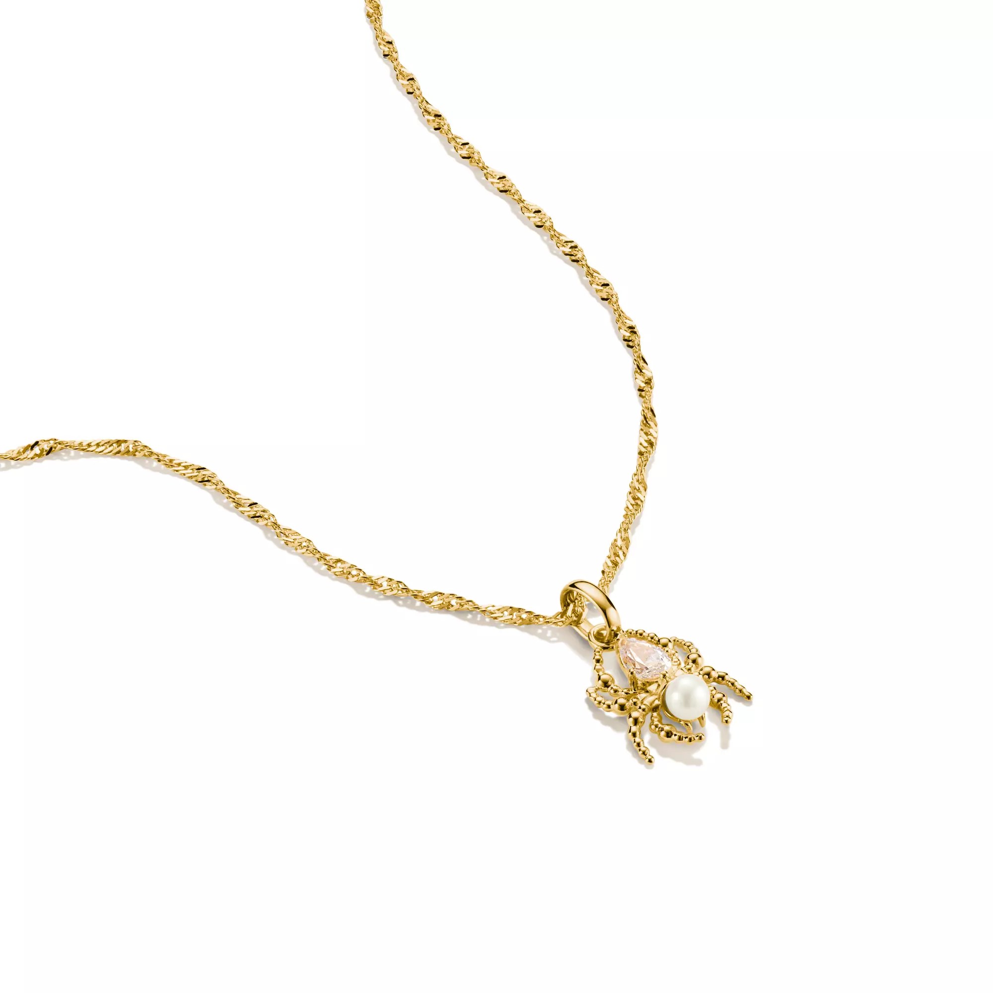 Thomas Sabo True Romance Halskette Spinne gold - 40-45 cm – Ansicht 2