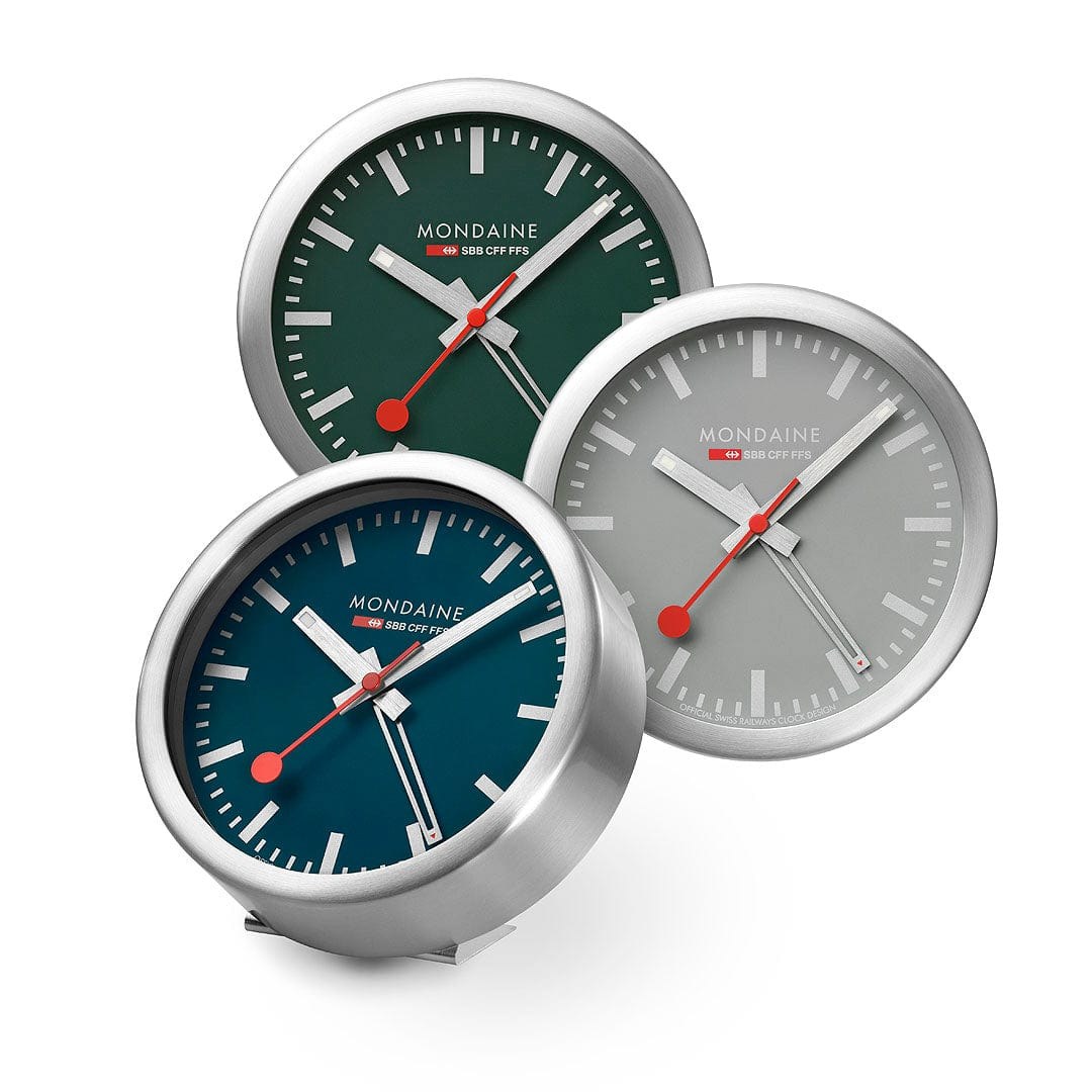 Mondaine Wecker Ozean Blau - Clocks - 12,5 cm – Ansicht 4