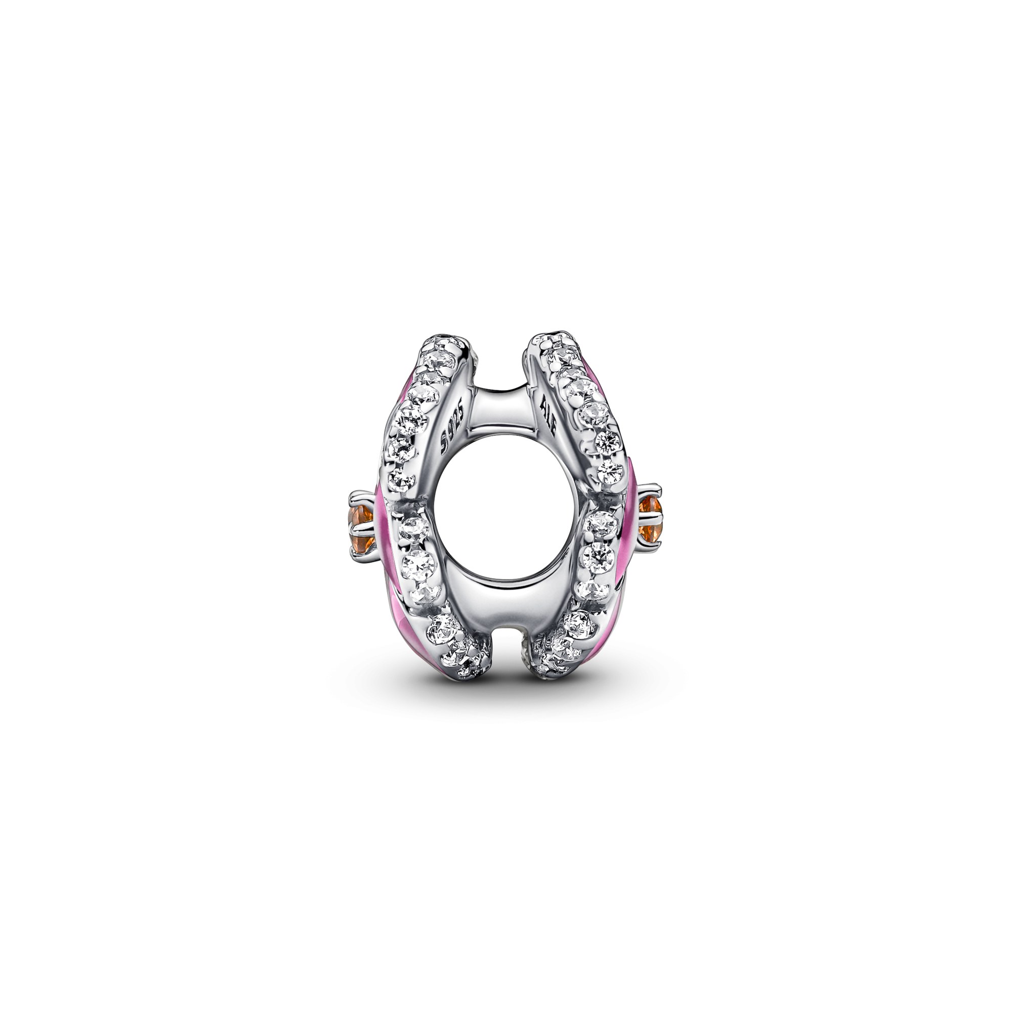 Pandora Pinke Stiefmütterchen Blume Charm - Silber - Emaille Steinmix - Multicolor – Ansicht 5