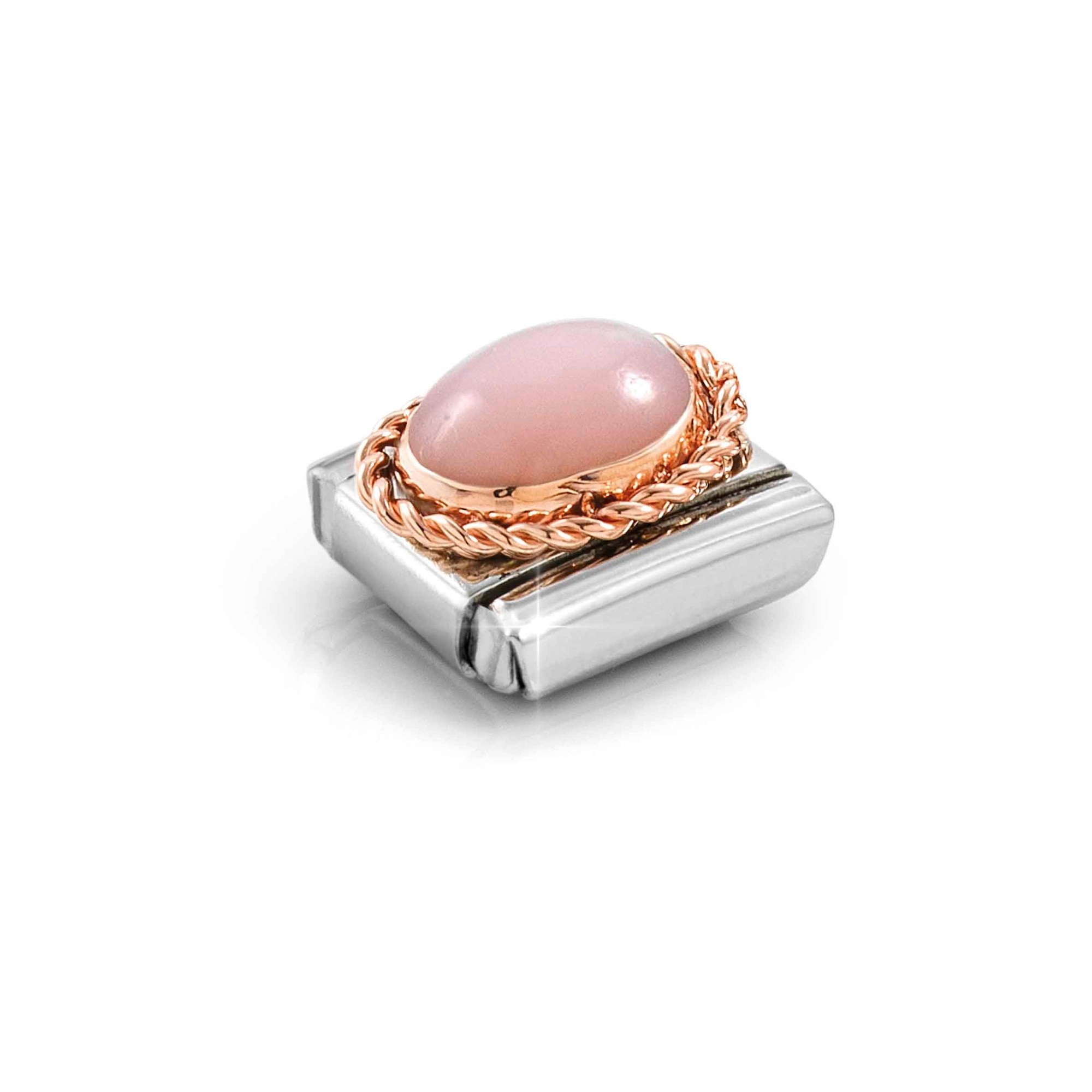 Nomination Composable Classic Charm Kordel Opalin rosa - Edelstahl, Roségold – Ansicht 4