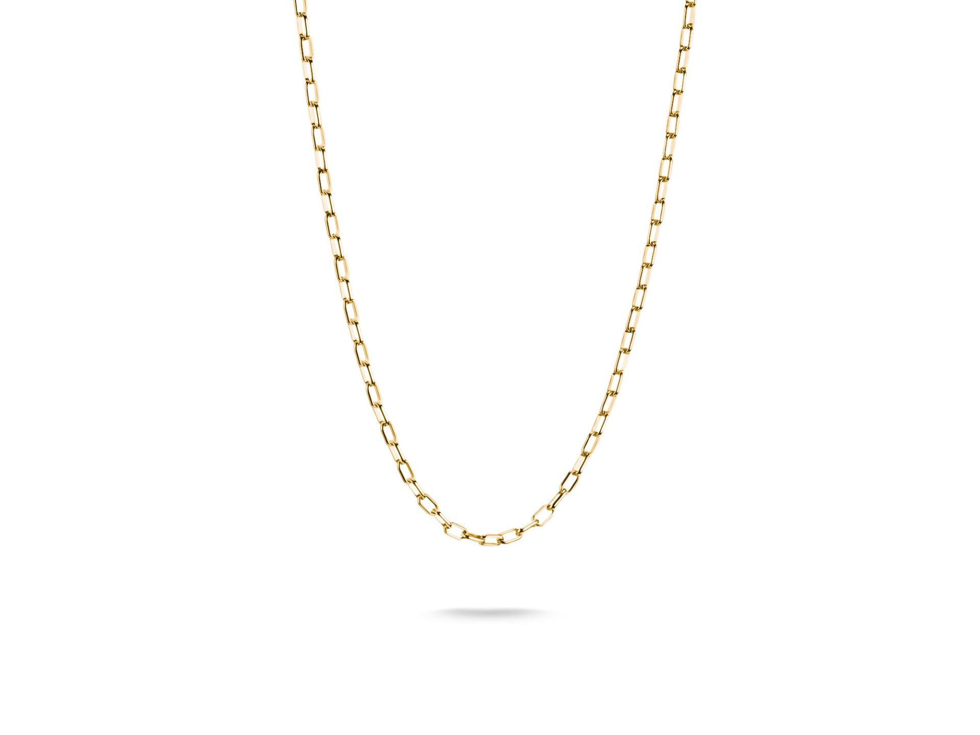 Thomas Sabo Connect KE2328-413-39-L70v - Paperclip Kette - Silber & Gelbgold Verg. - 70 cm