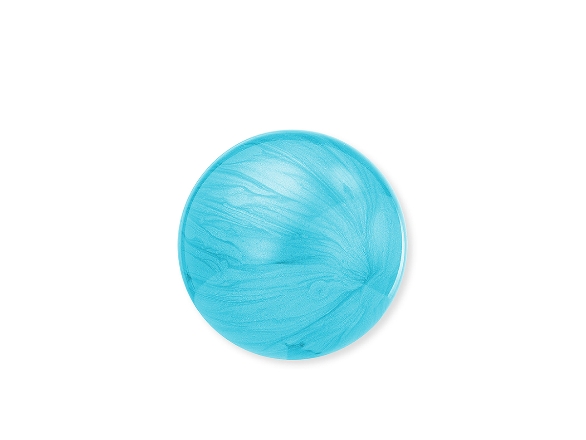 Engelsrufer ERS-26-S Klangkugel Perlmutt - Türkis - Messing - 14 mm Gr. S Türkise Klangkugel von Engelsrufer in Perlmutt-Optik mit feiner Struktur, Durchmesser 14 mm, ideal als Schmuck- oder Klangstück, verbindet Ästhetik und Harmonie.