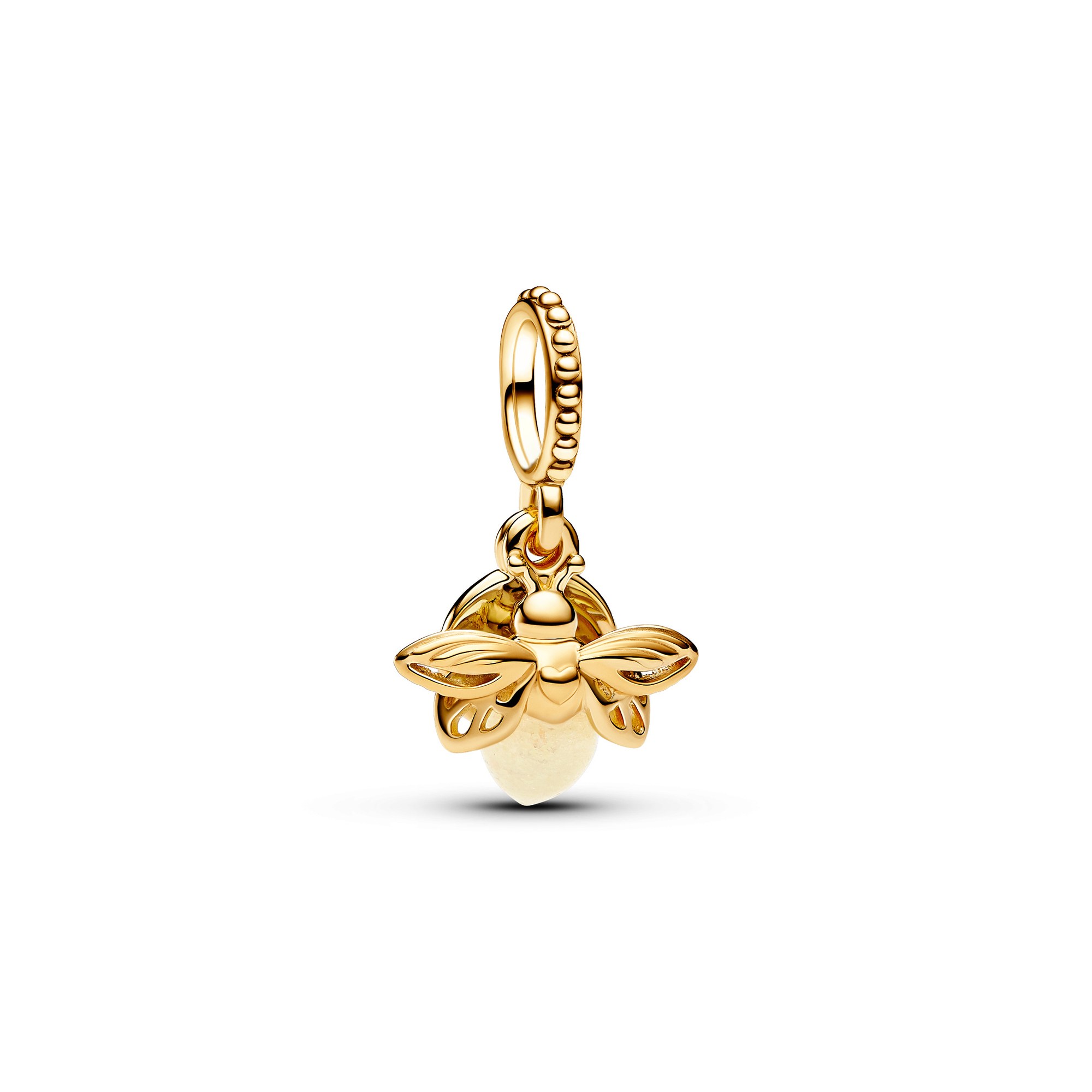 Pandora Glühwürmchen Firefly Gold - leuchtet im Dunklen - Gelbgold verg.
