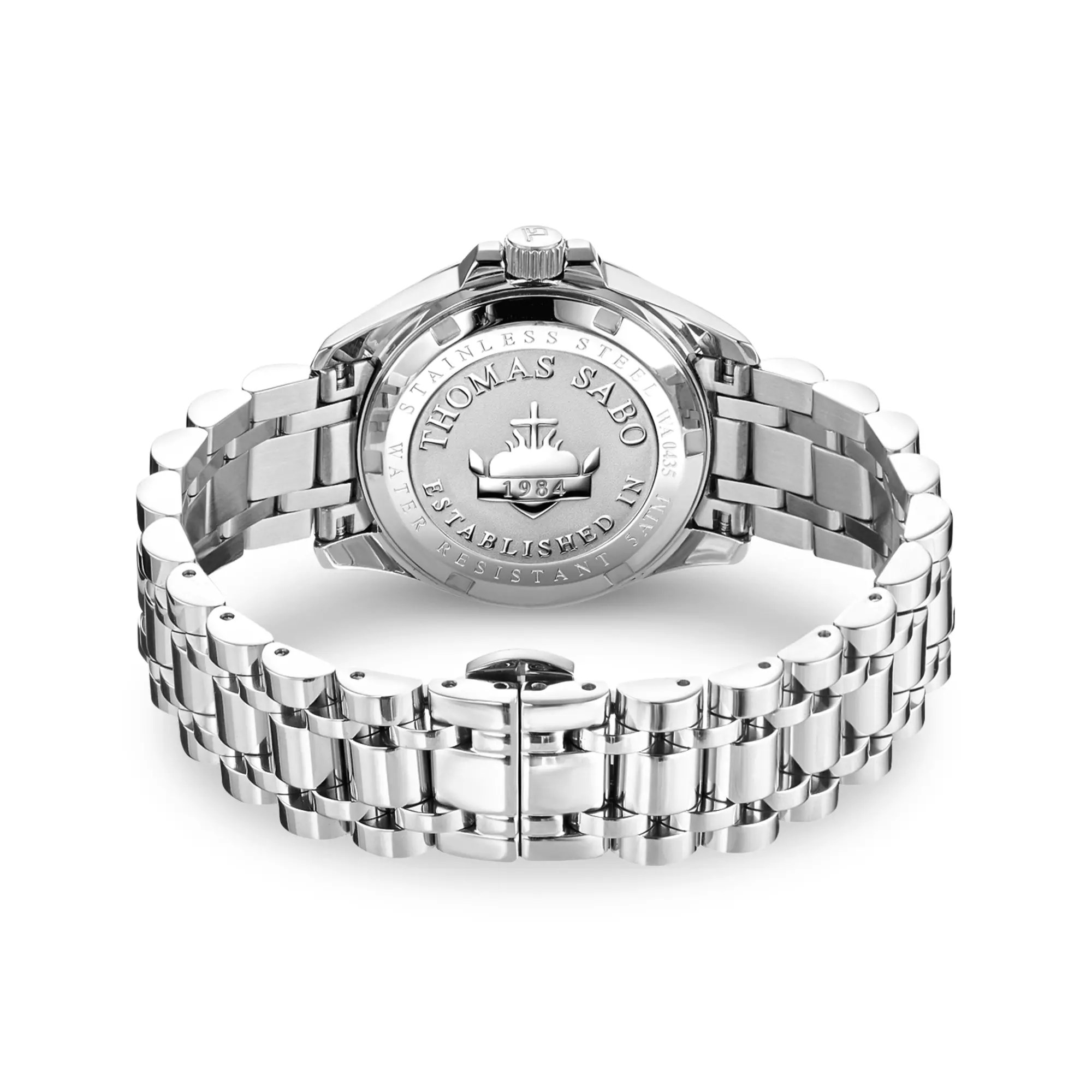 Thomas Sabo Damenuhr mit imitiertem Türkis Divine Jewellery Stone silberfarben – Ansicht 3