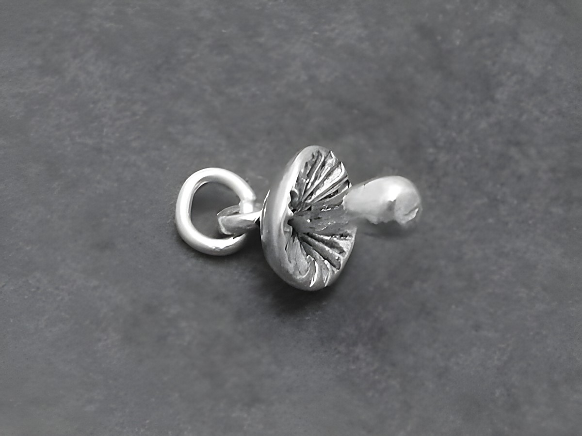 Silber Anhänger Pilz Mushroom Wald Natur Neues Modell von Juwelier Harnisch, detaillierte Ausführung des Pilzes, ideal für Pflanzenliebhaber und Naturfreunde.