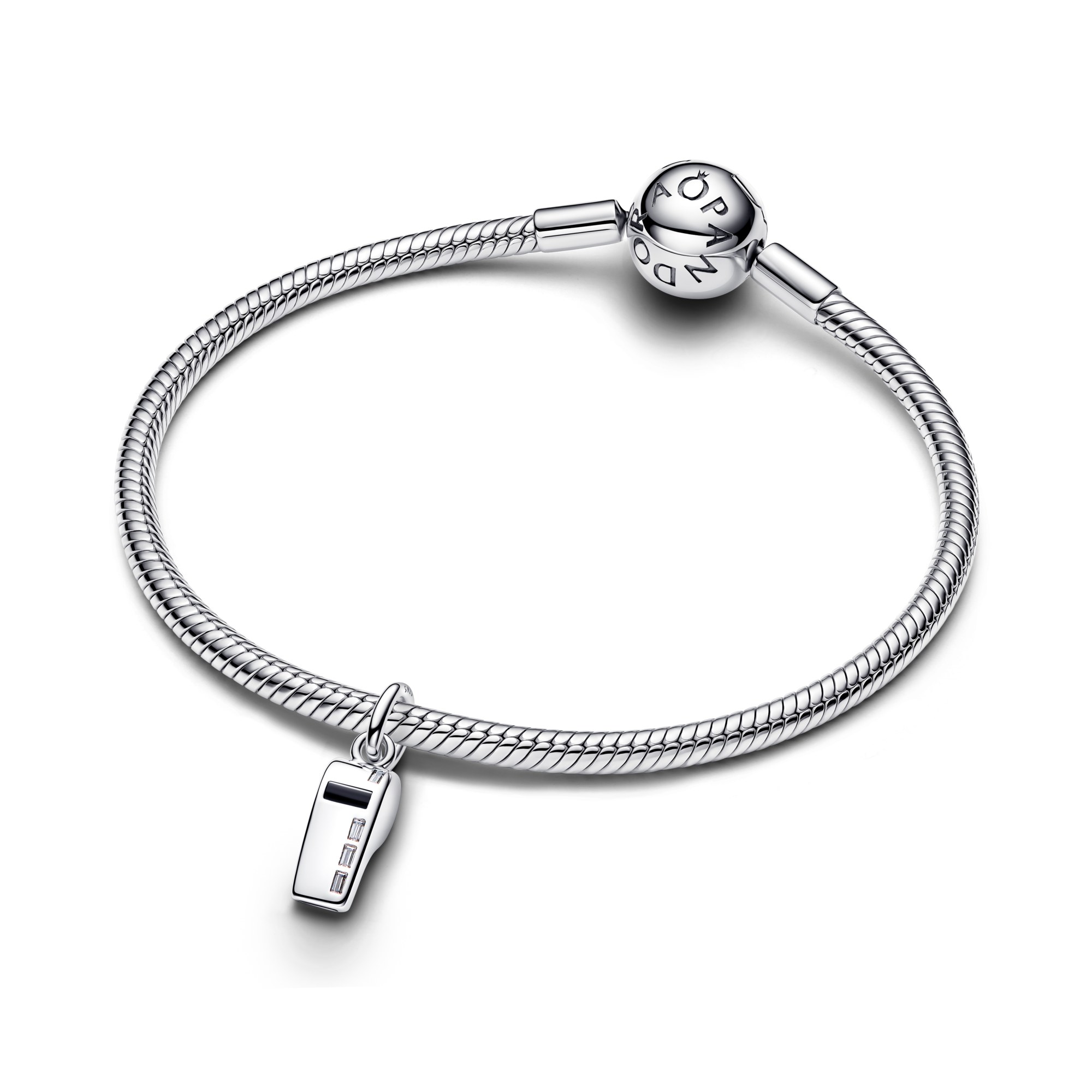 Pandora Schiedsrichterpfeifen-charm - Silber - Zirkonia – Ansicht 2