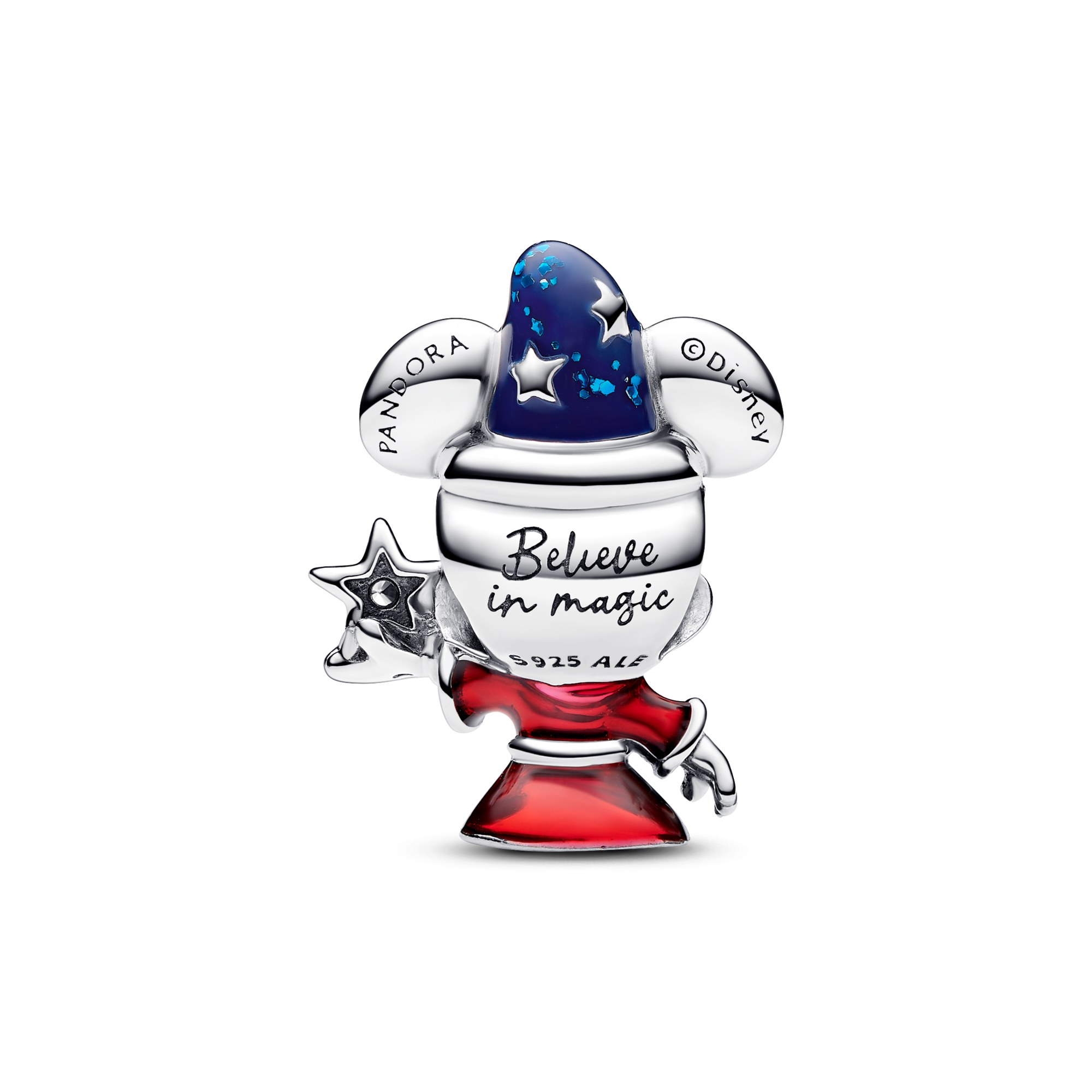 Pandora Disney Zauberlehrling Micky Charm - Sterling Silber - Zirkonia Multicolor – Ansicht 3