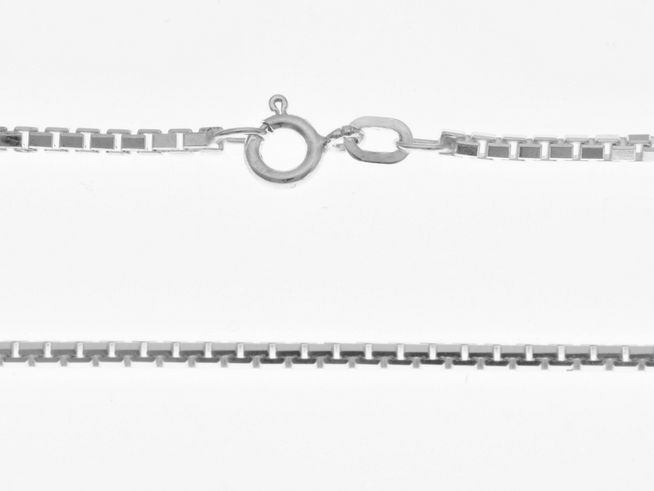 302497-0 Silberkette aus Sterling Silber, Venezia kette Rund, 2 x 2 mm, 60 cm, mit praktischem Karabinerverschluss, Hersteller Juwelier Harnisch. Hochwertige Verarbeitung und elegantes Design.