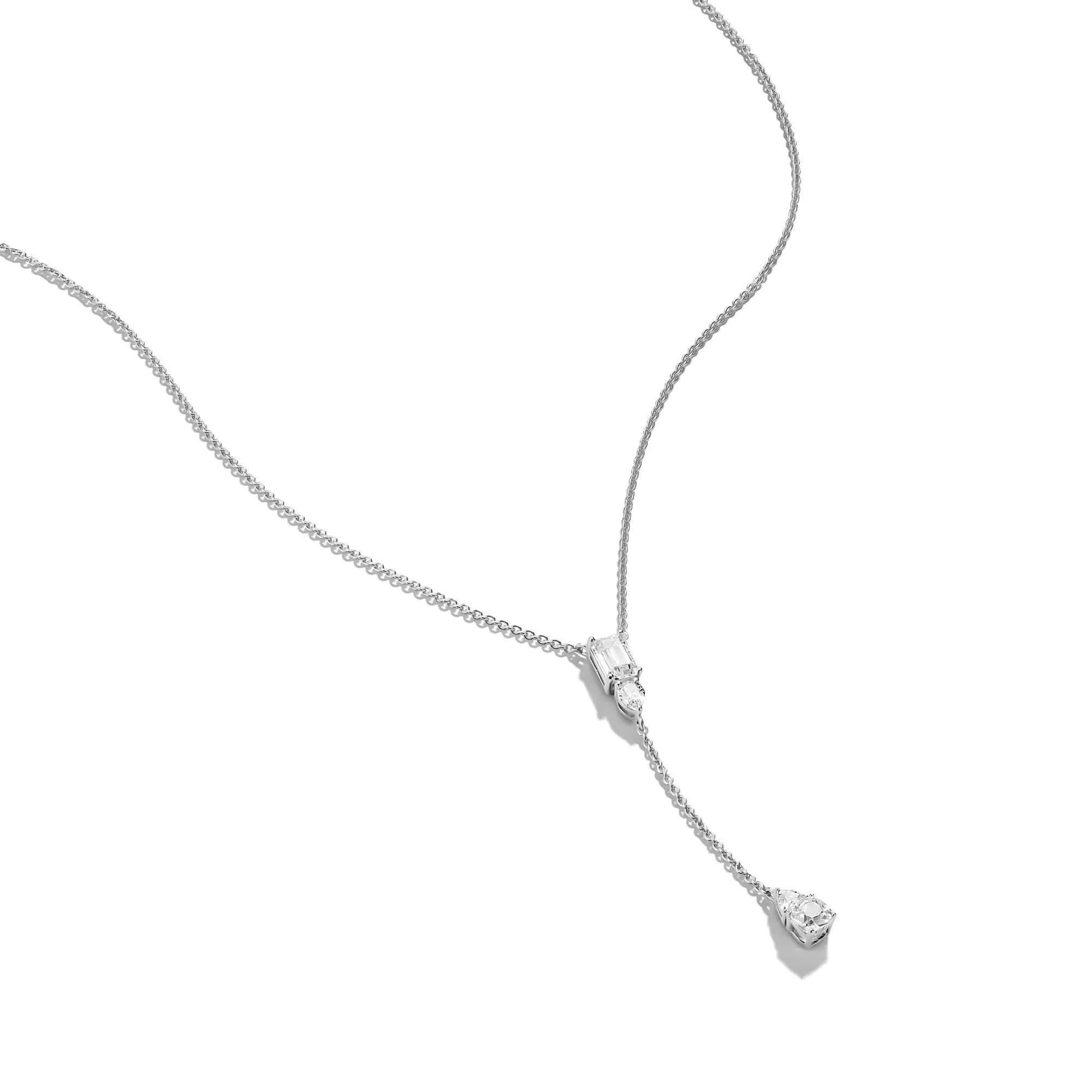 Thomas Sabo Bold Elegance Kette 45 - 50 cm - Sterling Silber & Zirkonia - Weiß – Ansicht 2