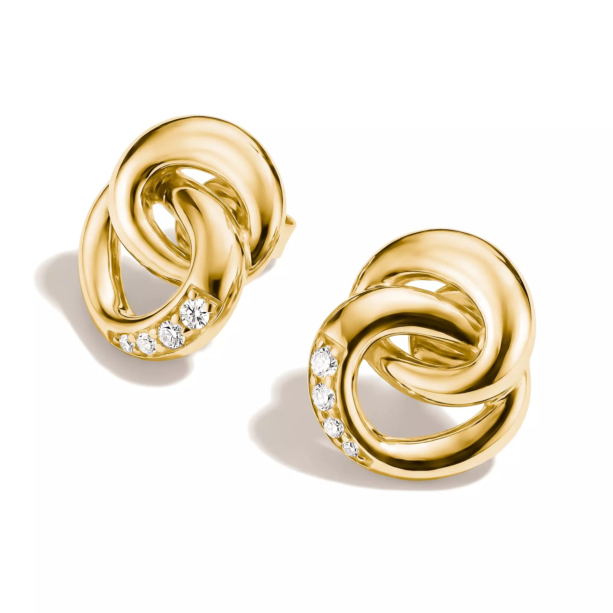 Thomas Sabo Together - Ohrstecker - 18K Gelbgold-Vergoldung – Ansicht 3