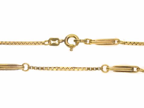 Goldkette 41 cm DESIGN 2,7 mm von Hersteller Juwelier Harnisch, glänzende Oberfläche und klassischer Karabinerverschluss, ideal für eleganten Schmuck.