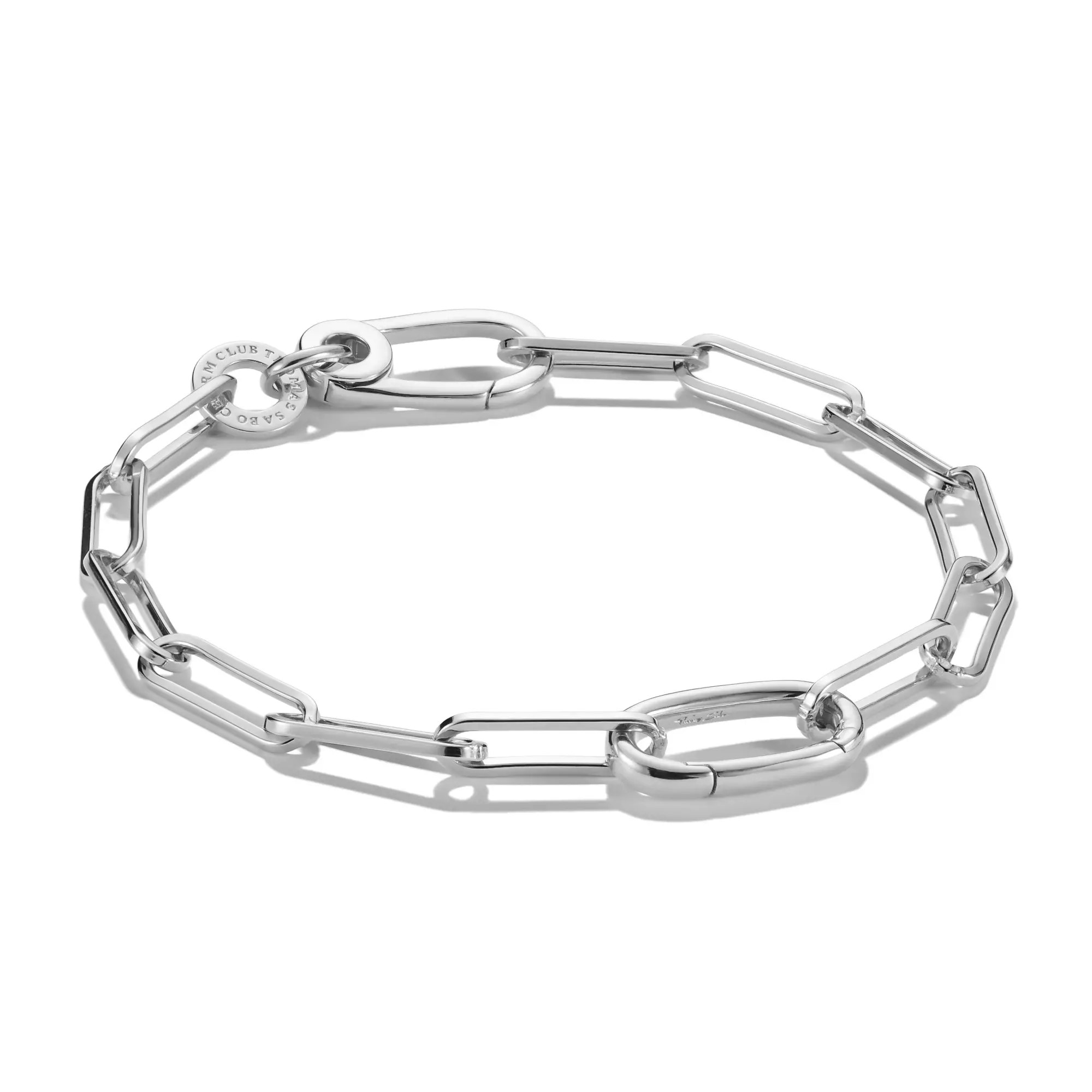 Thomas Sabo Connect - Charm Armband Paperclip mit einem Connect Link - Silber - 15 cm – Ansicht 2