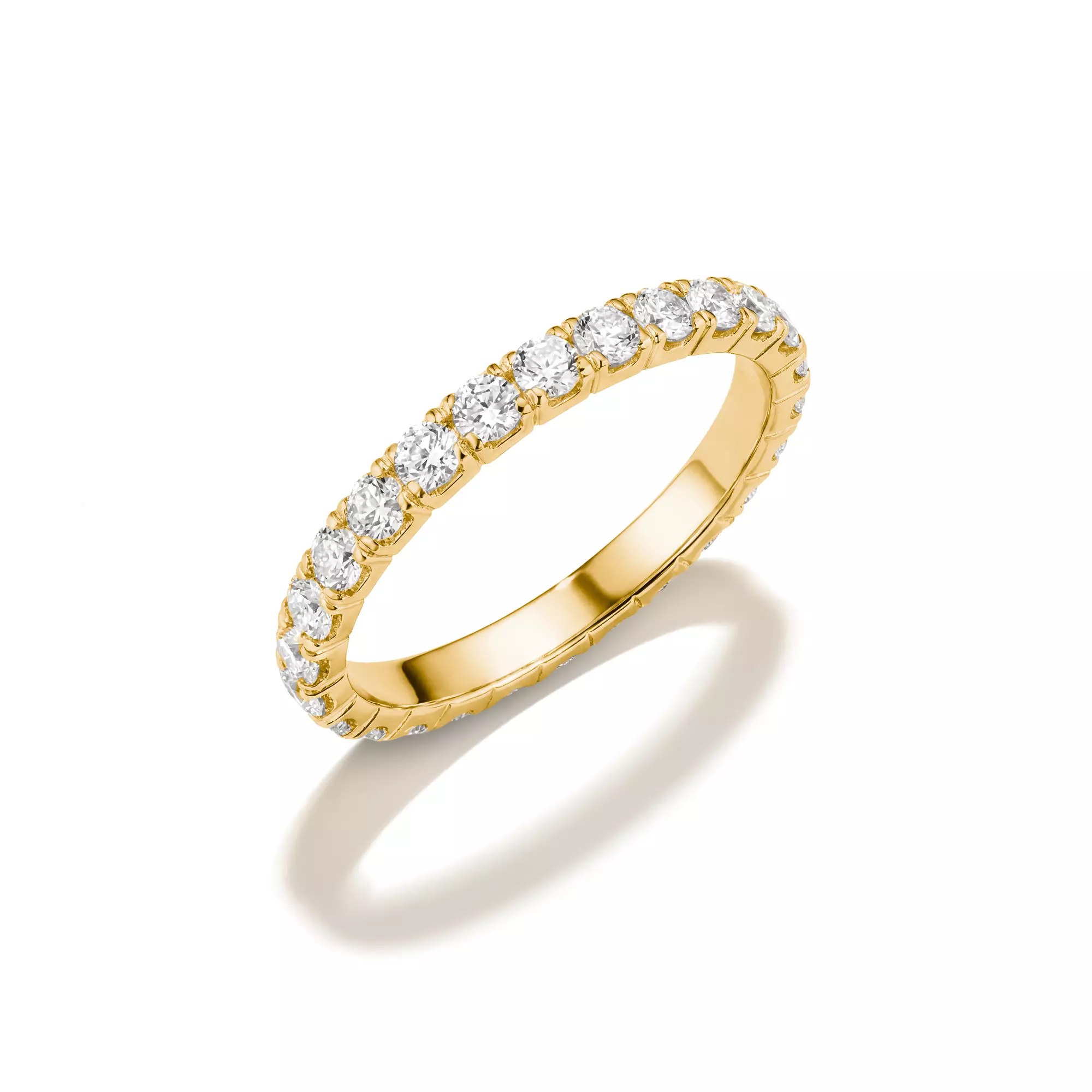 Thomas Sabo Eternityring mit weißem Zirkonia – vergoldet