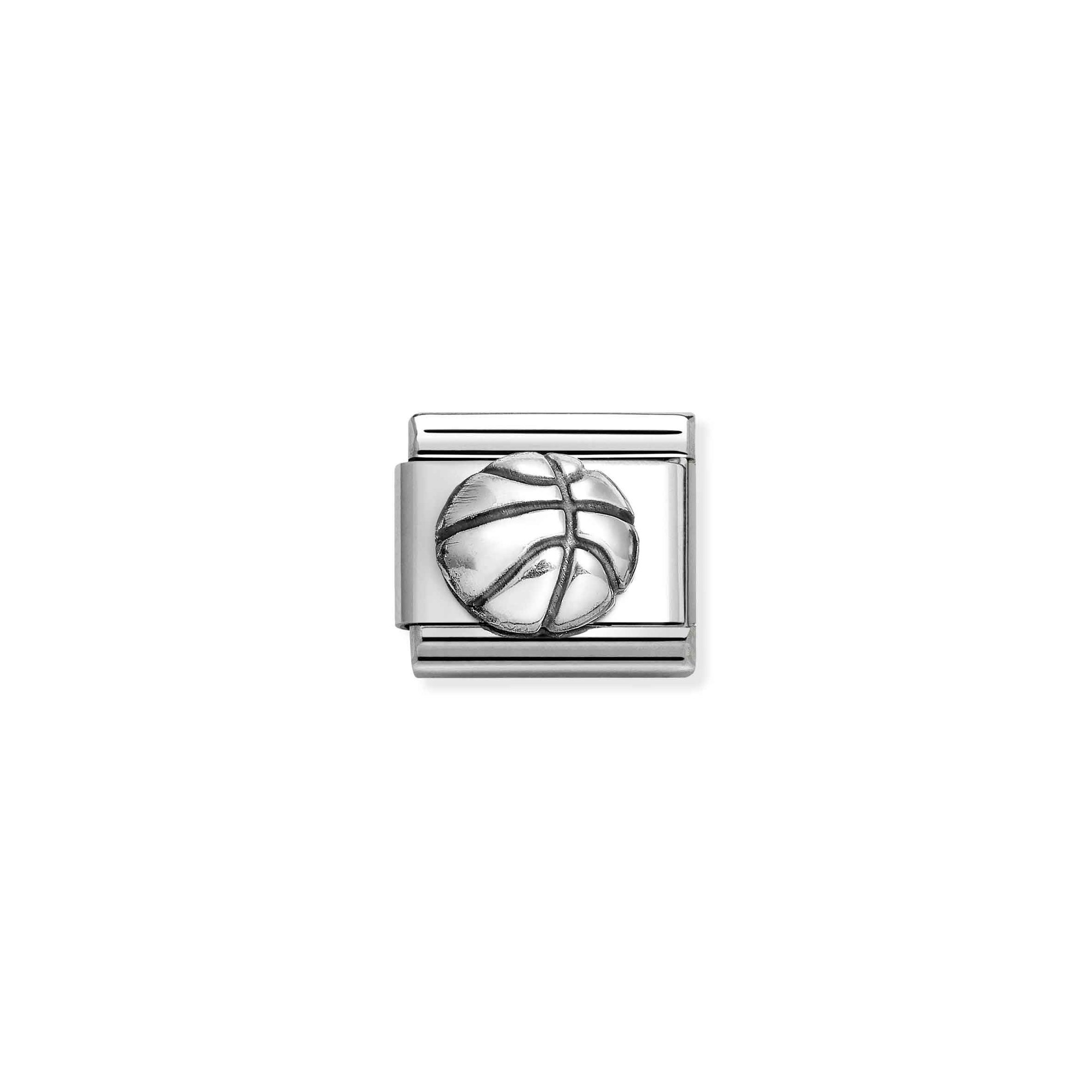 Nomination Composable Classic Charm Basketball - Edelstahl, Sterling Silber