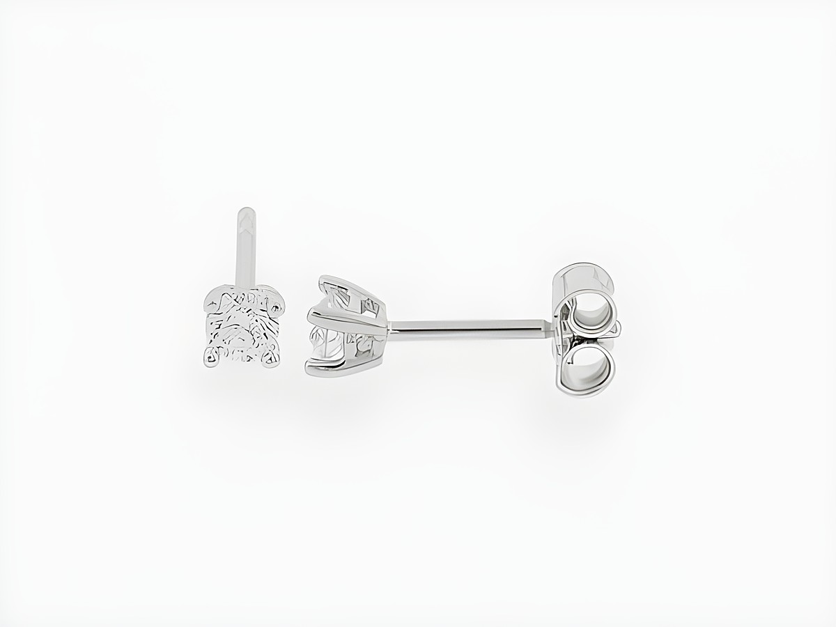 Runde Silber Ohrringe mit 3 mm Zirkonia Stecker von Juwelier Harnisch, perfekt für jeden Anlass und elegant im Design.