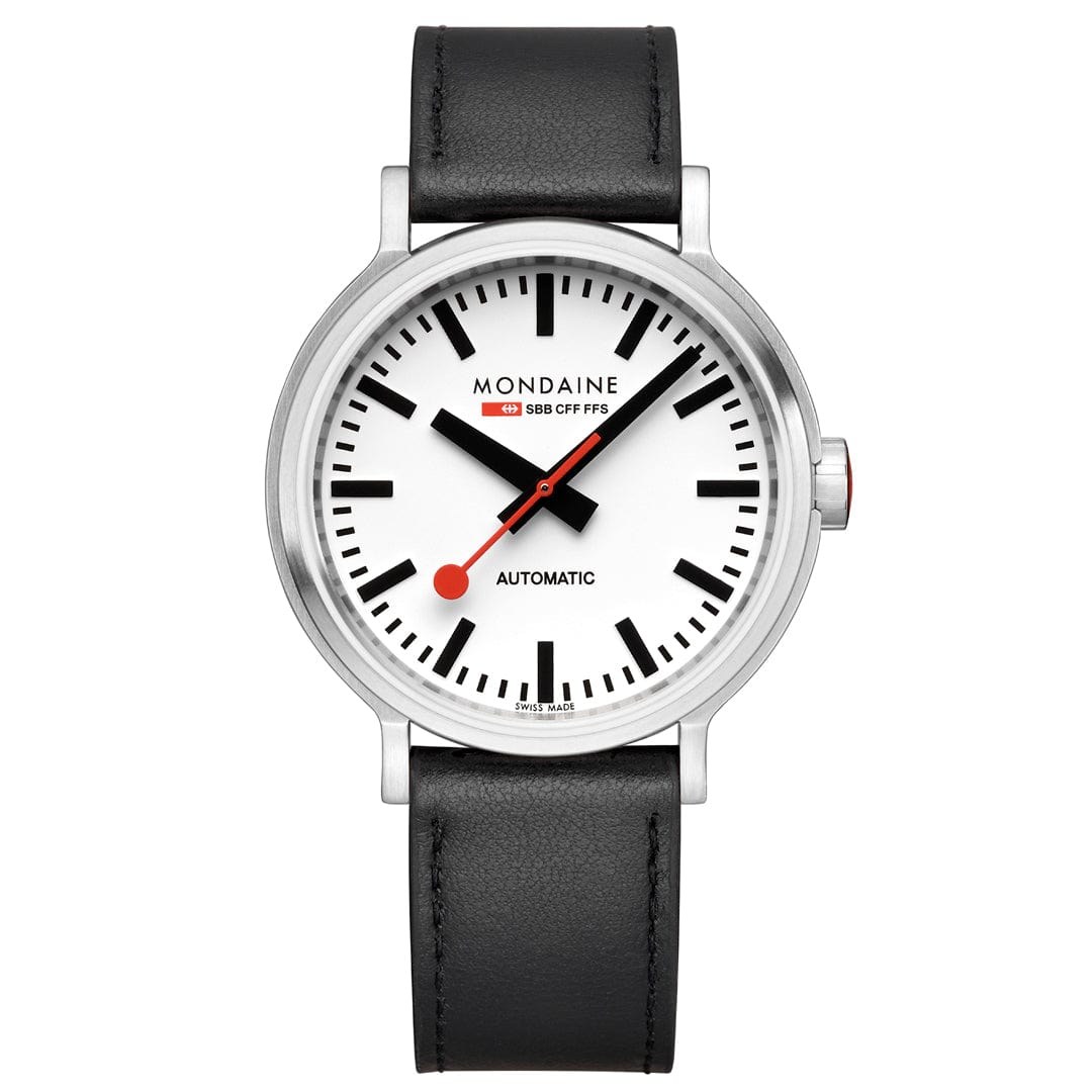 Mondaine Uhr evo2 Automatik - Edelstahl poliert - 41 mm – Ansicht 2